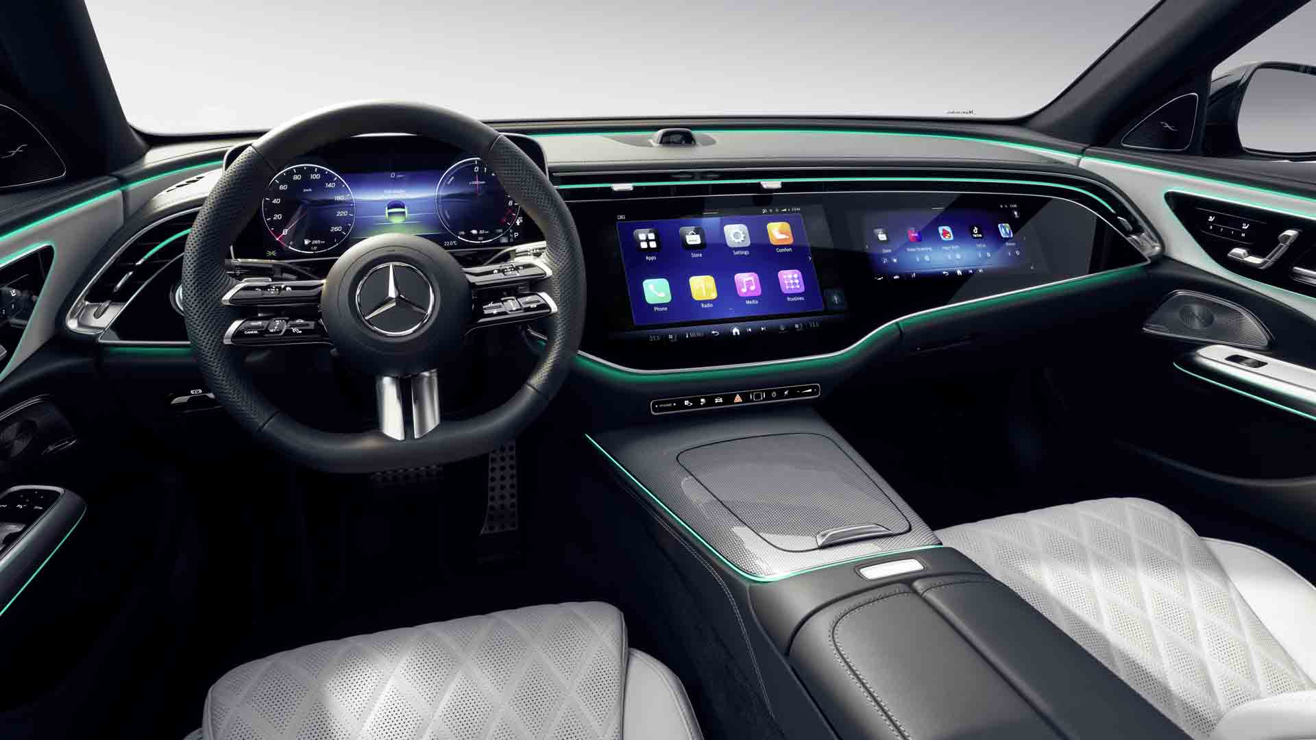 Mercedes Shows High tech Interior Of Redesigned 2024 E Class Mercedes Shows High tech Interior Of Redesigned 2024 E Class