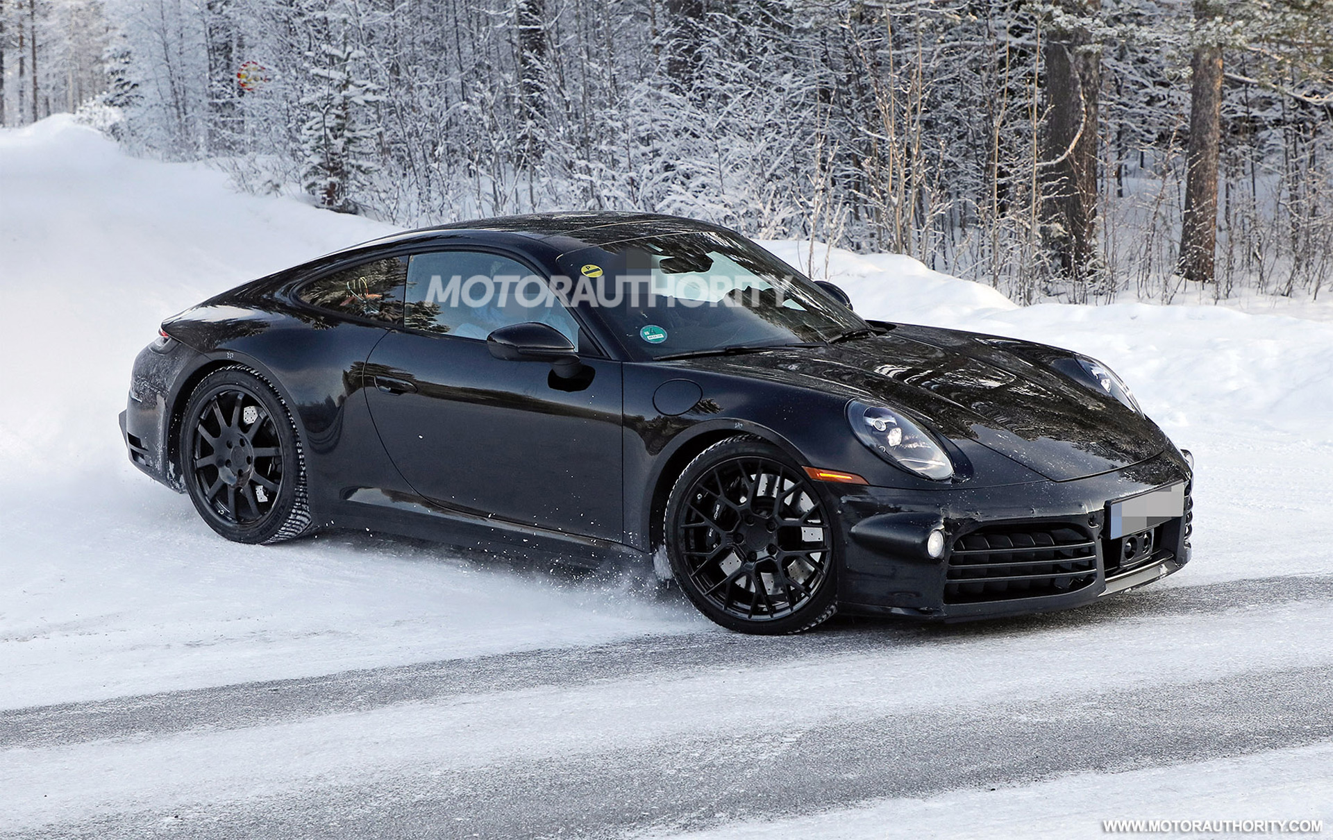 2024 Porsche 911 spy shots and video Midcycle update on the way