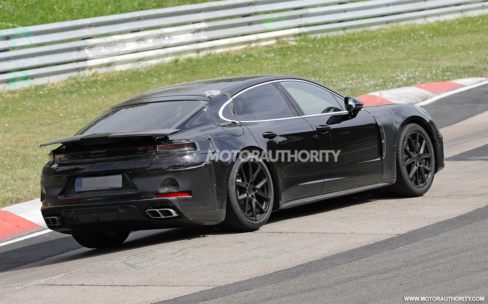 2024 Porsche Panamera spy shots and video Redesigned model to stick