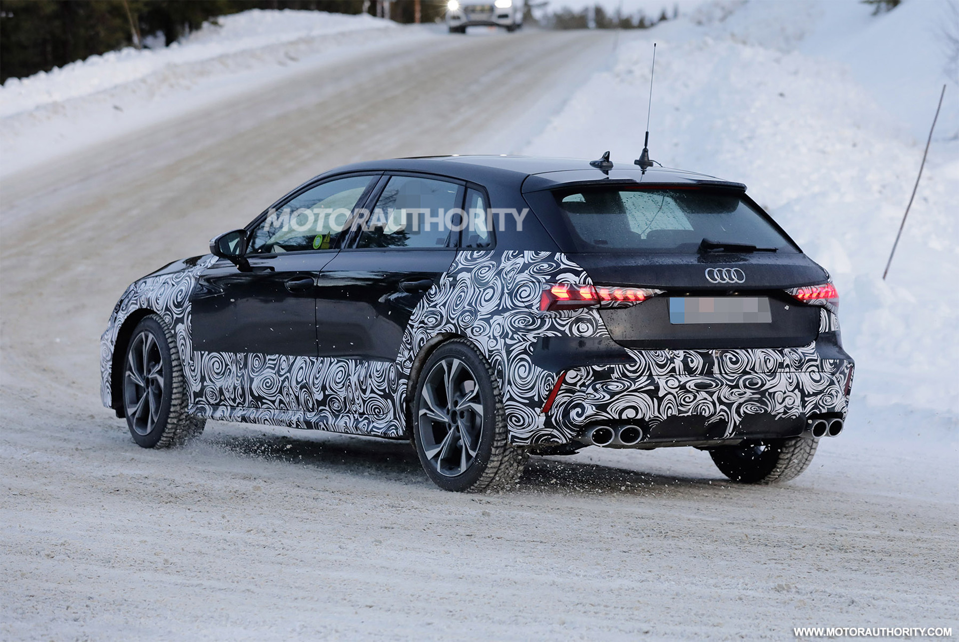 2025 Audi S3 Sportback spy shots