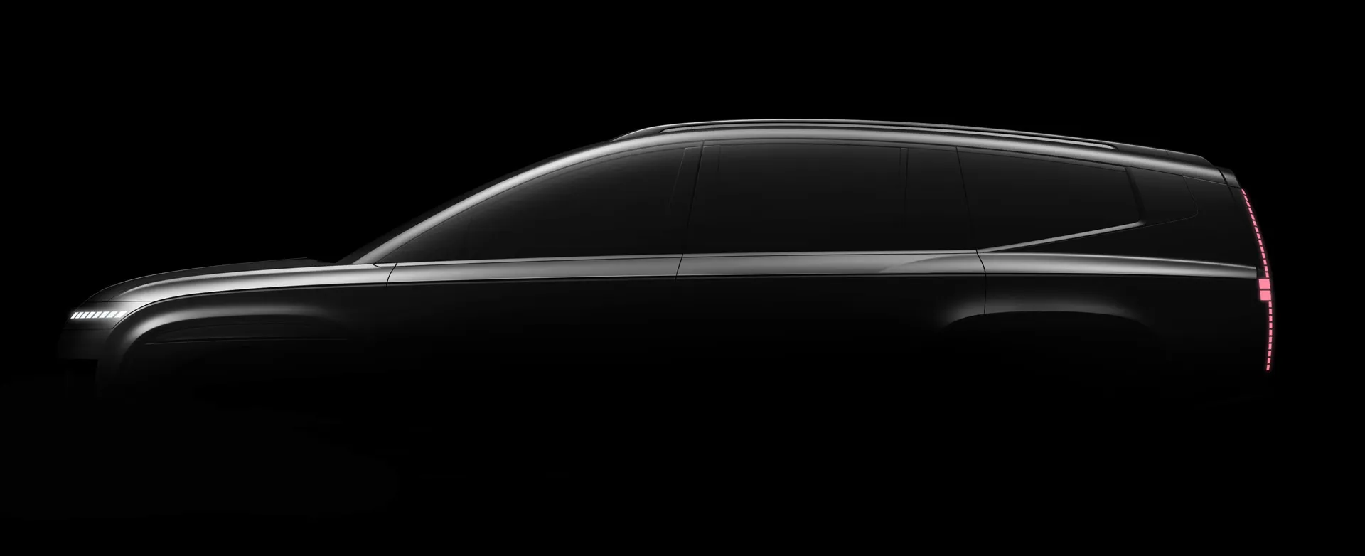 Hyundai Ioniq 9 3-row EV SUV teased, debuts in Nov