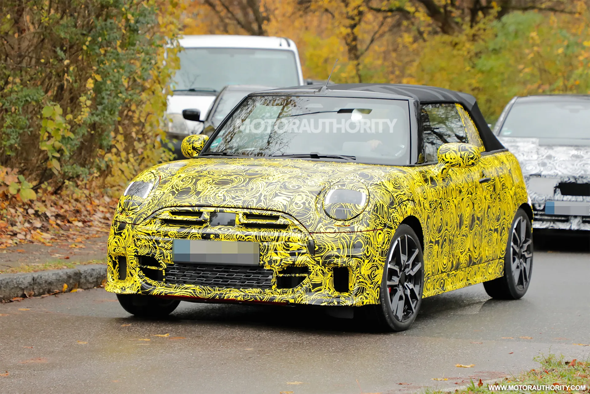 2025 Mini John Cooper Works Convertible spied