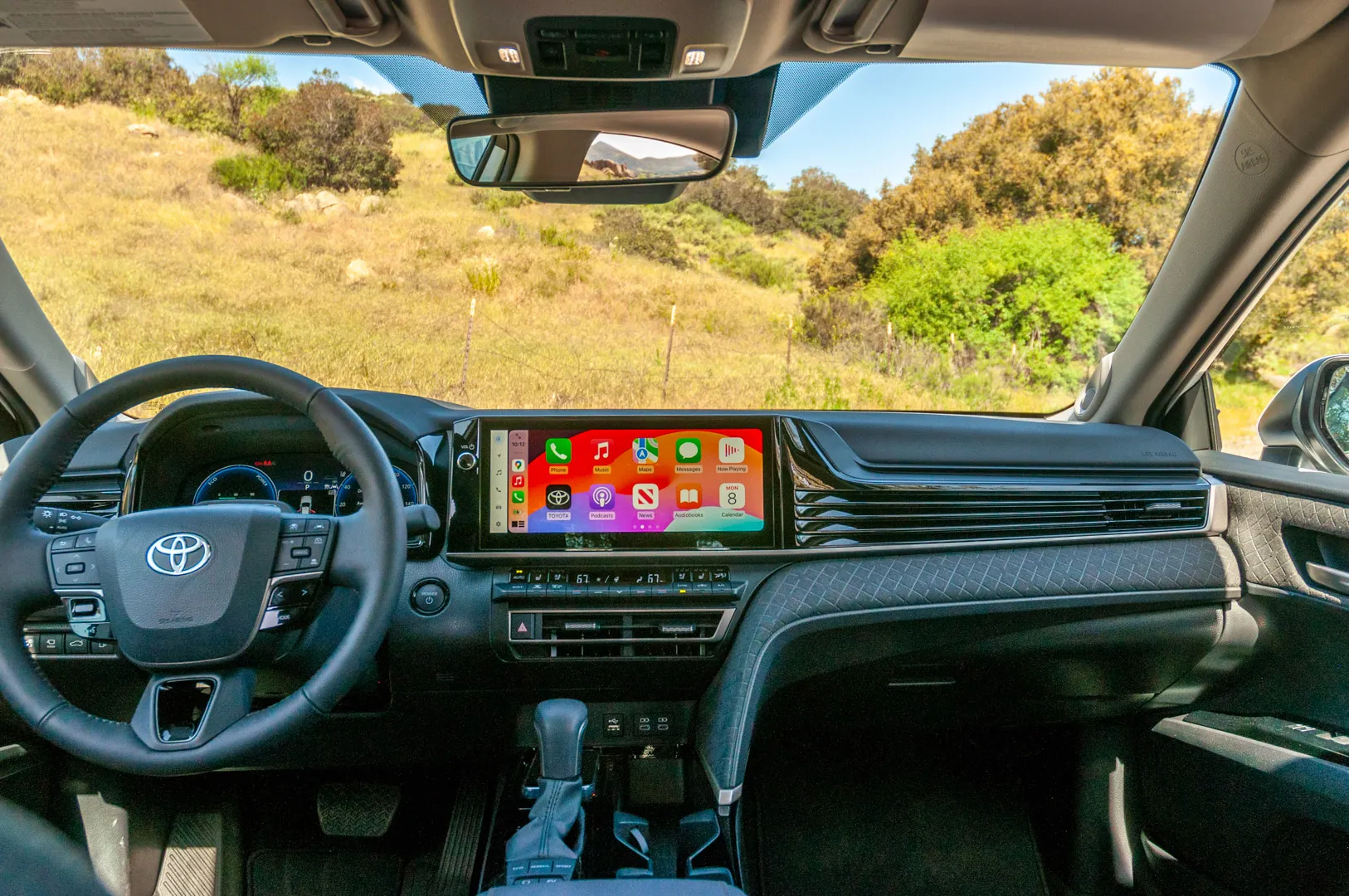 2025 Toyota Camry rear seating with class-leading 38.9 inches of legroom