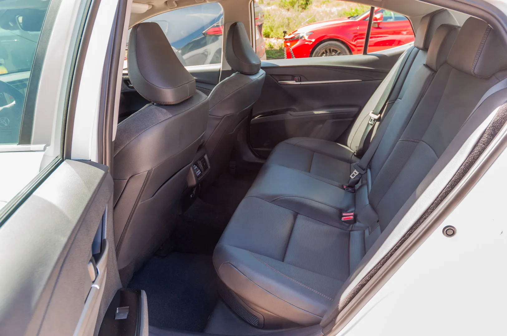 2025 Toyota Camry in Wind Chill Pearl warm white finish