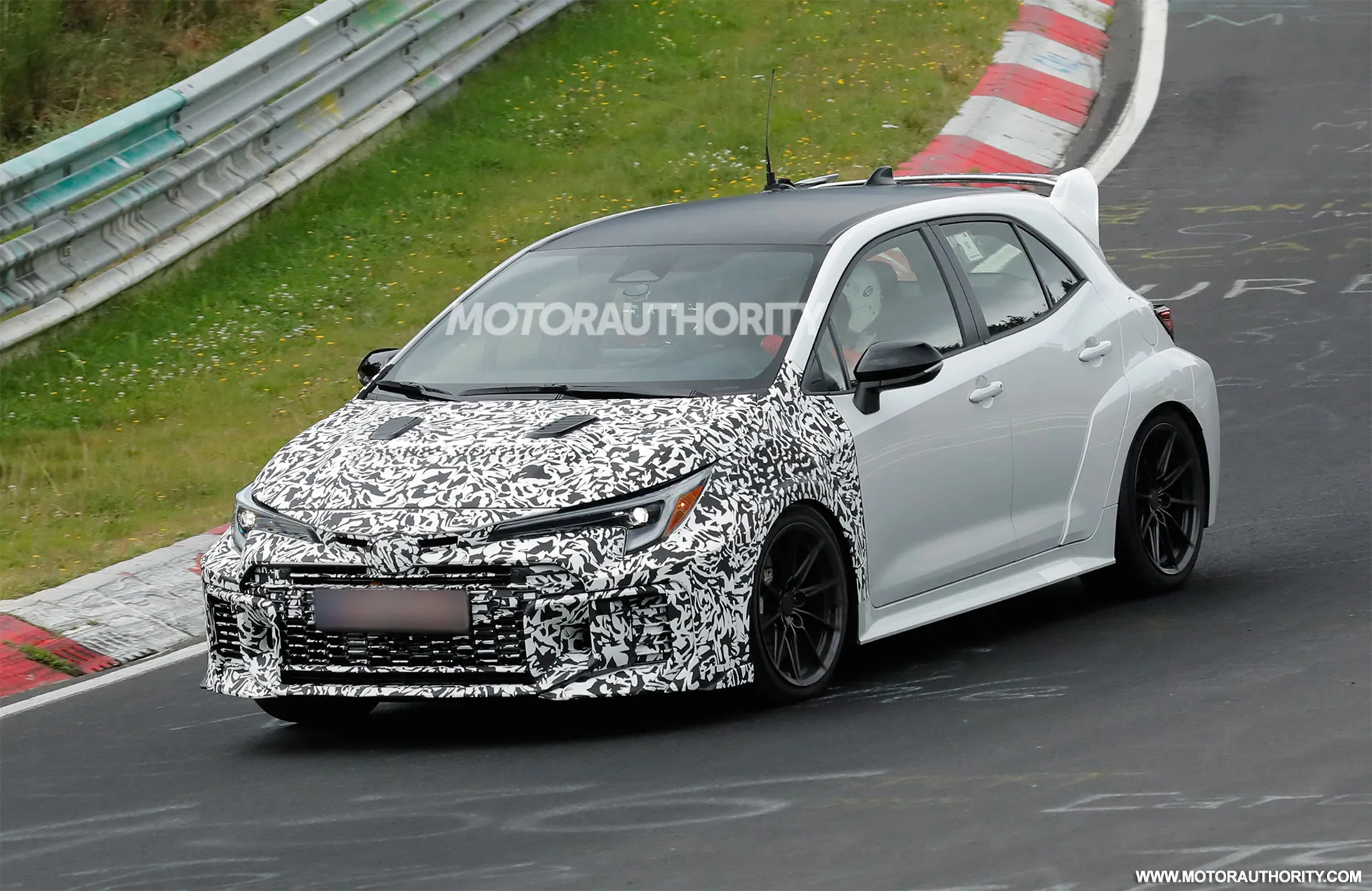 2026 Toyota GRMN Corolla spy shots - Photo via Baldauf