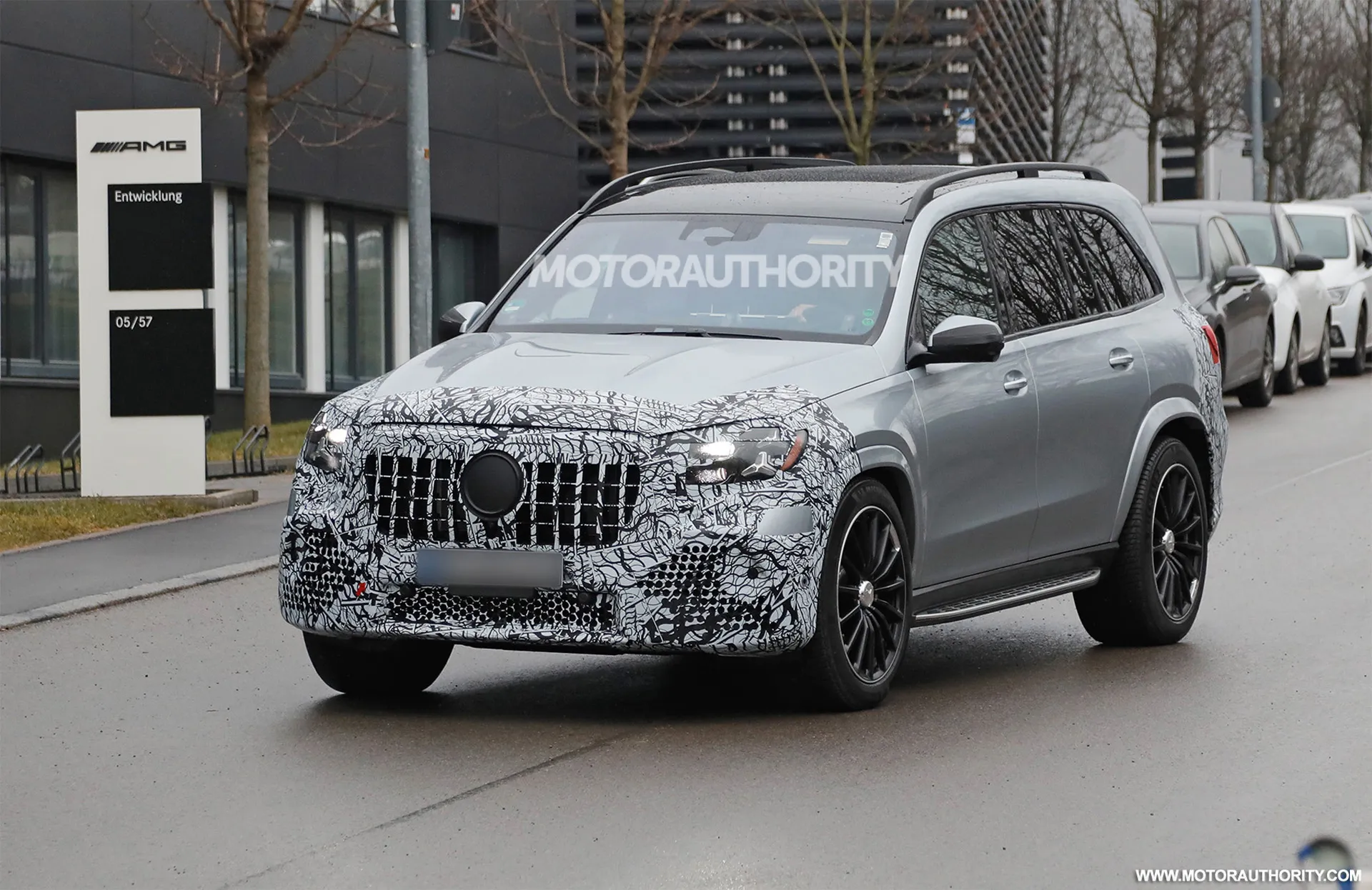 2027 Mercedes-AMG GLS 63 spied possibly testing new V-8
