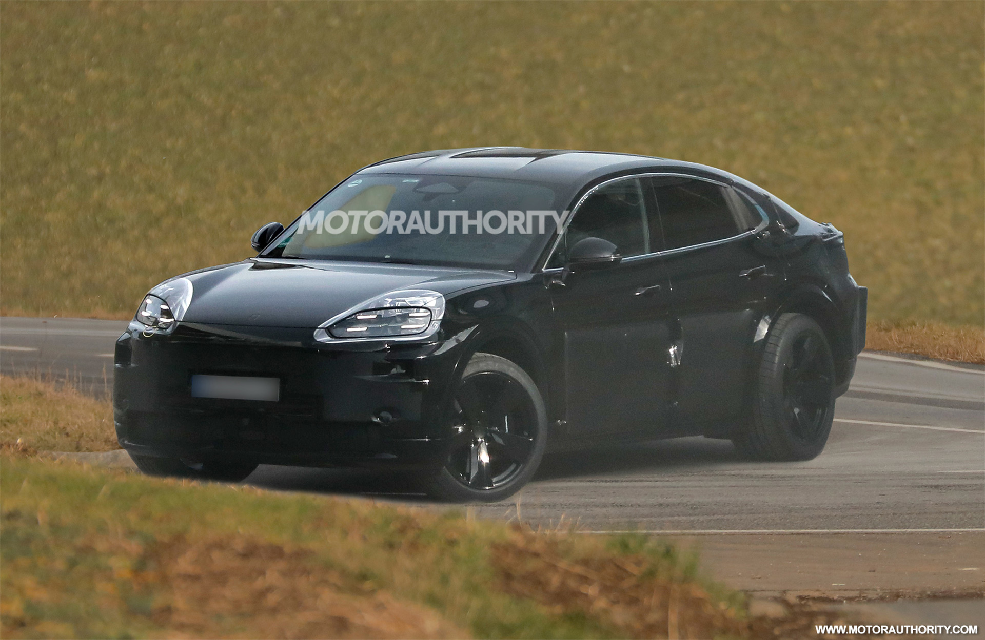 2028 Porsche Cayenne Coupe EV spied for first time