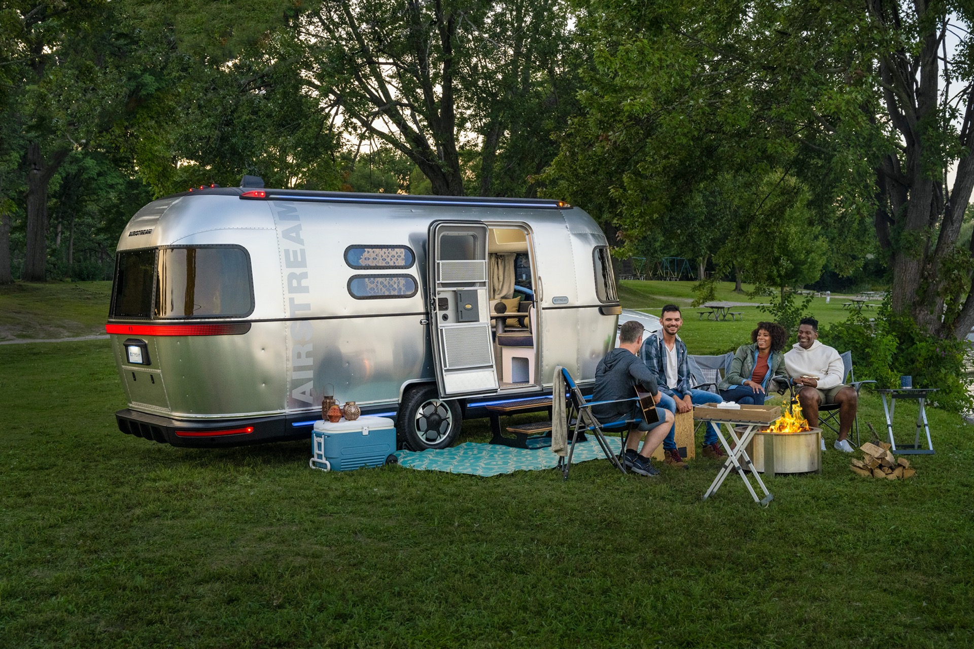 Airstream eStream electrified camping trailer