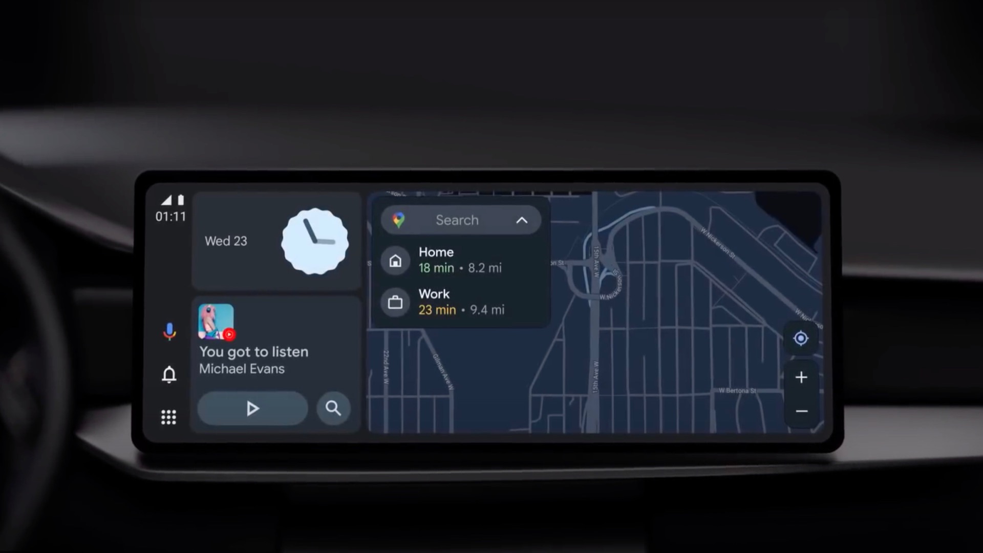 Android Auto updated with split-screen view for all