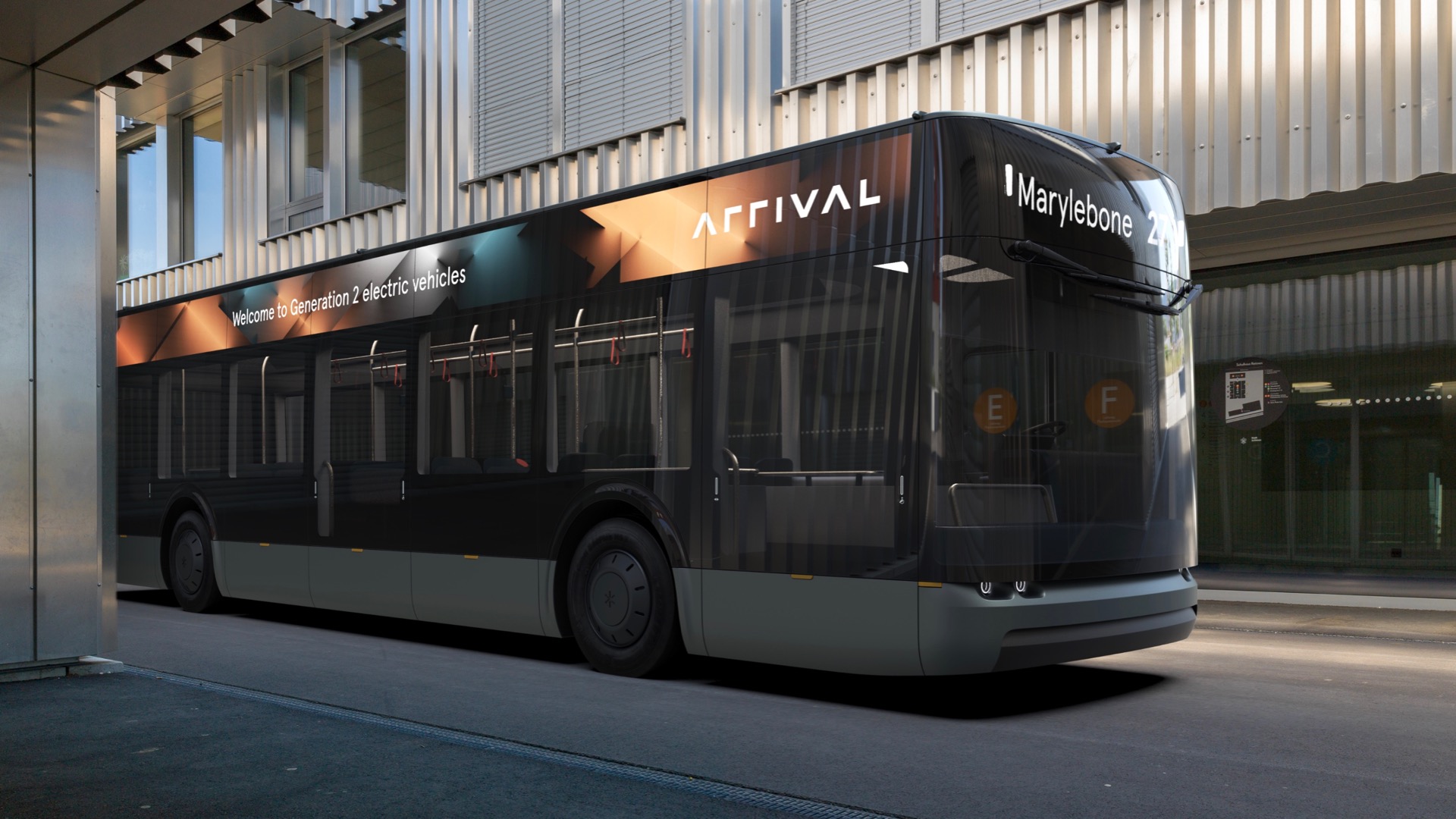 Arrival reveals an electric bus that fits right into its stylish EV