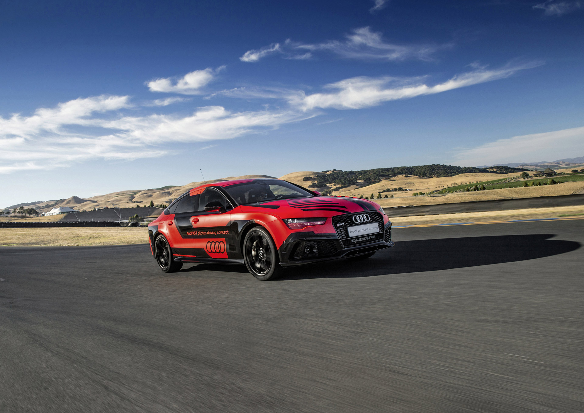 Audi Rs 7 Autonomous Concept Drops 880 Pounds Laps Sonoma Raceway