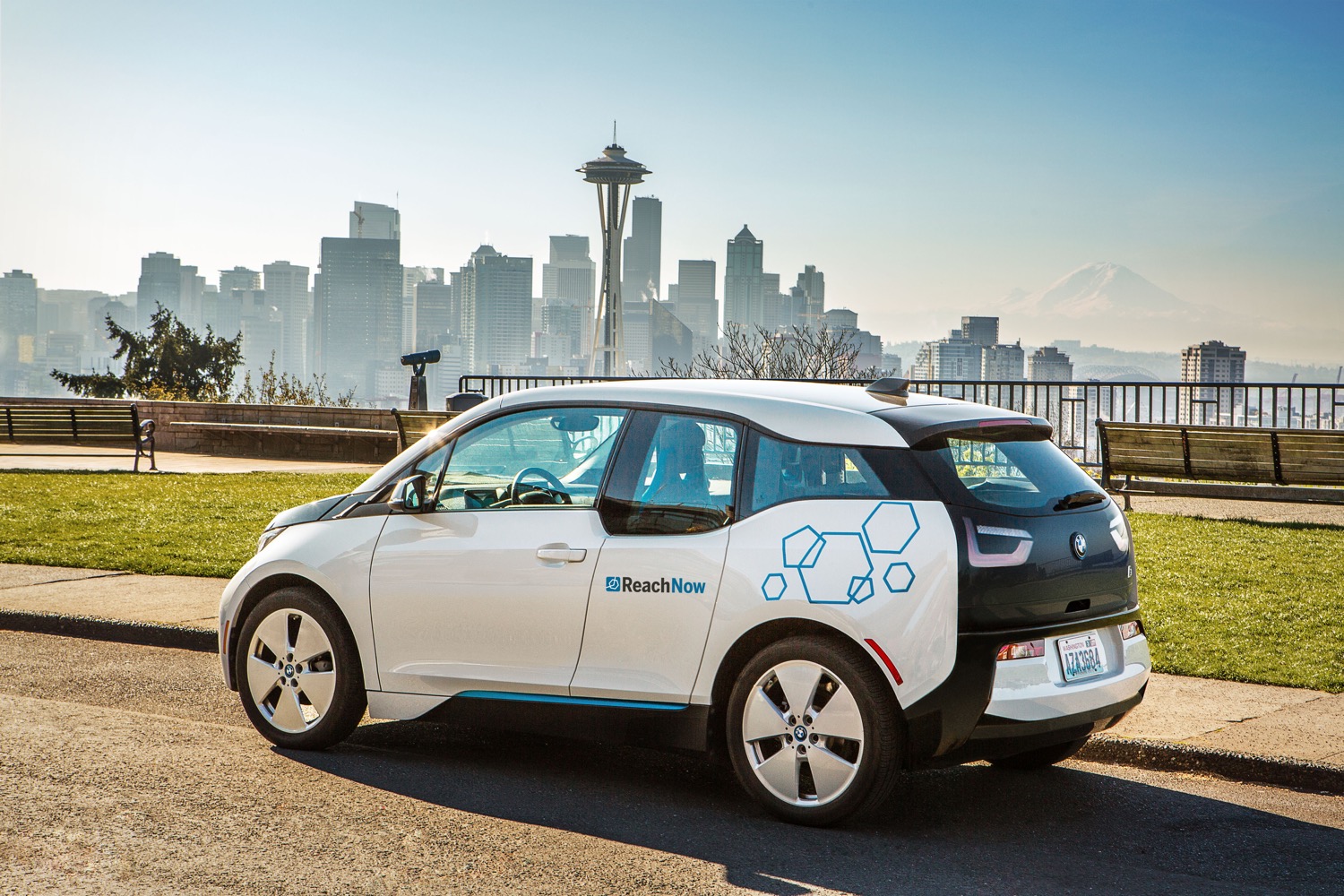 BMW ReachNow car-sharing service offers i3 electric cars in Seattle