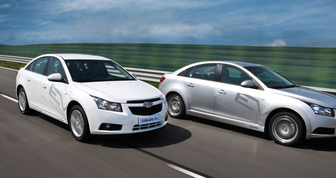 GM To Test 100Mile Chevrolet Cruze Electric Car in S Korea