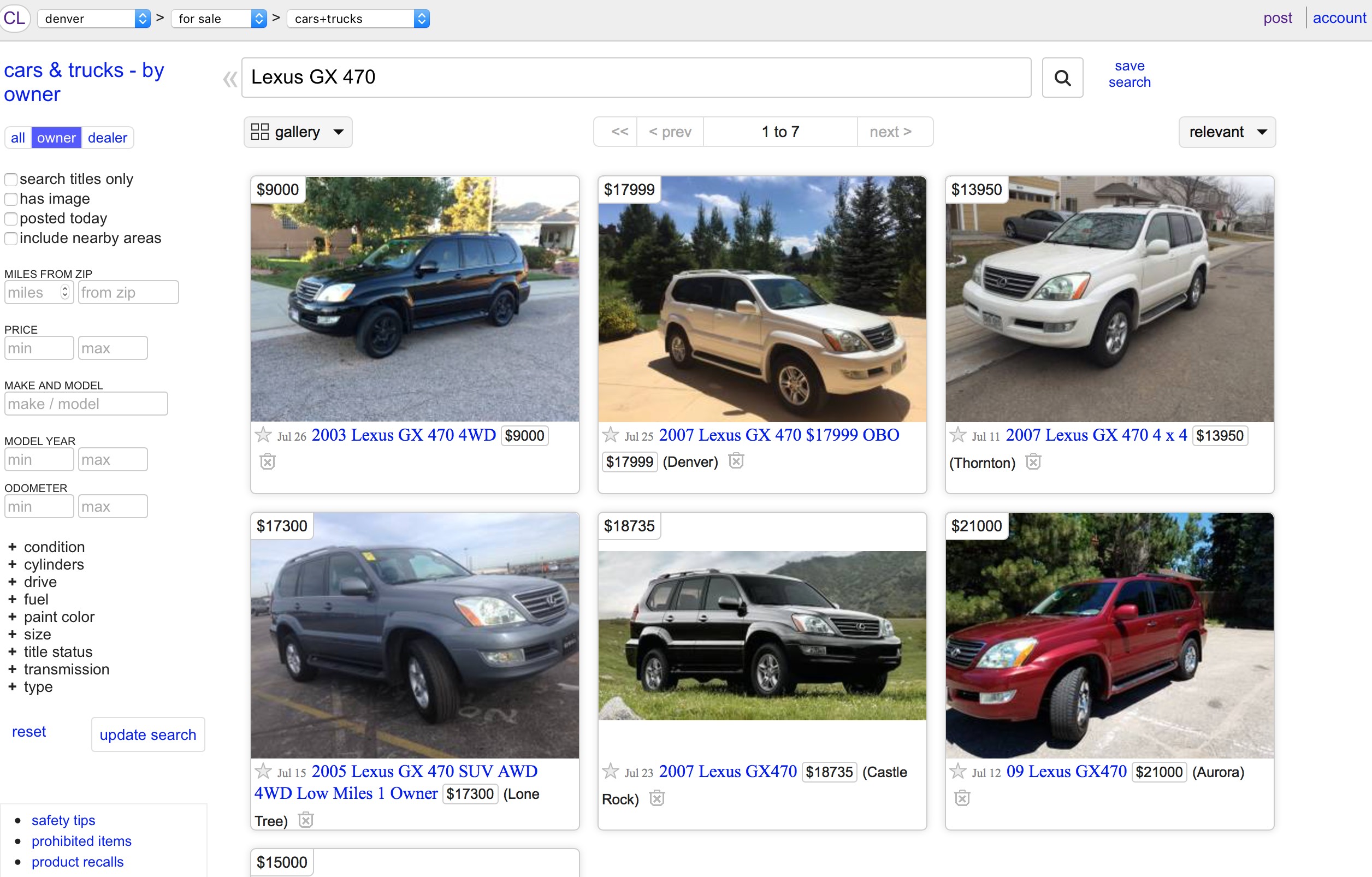 Craigslist now charges $5 to list car for sale, Facebook ...