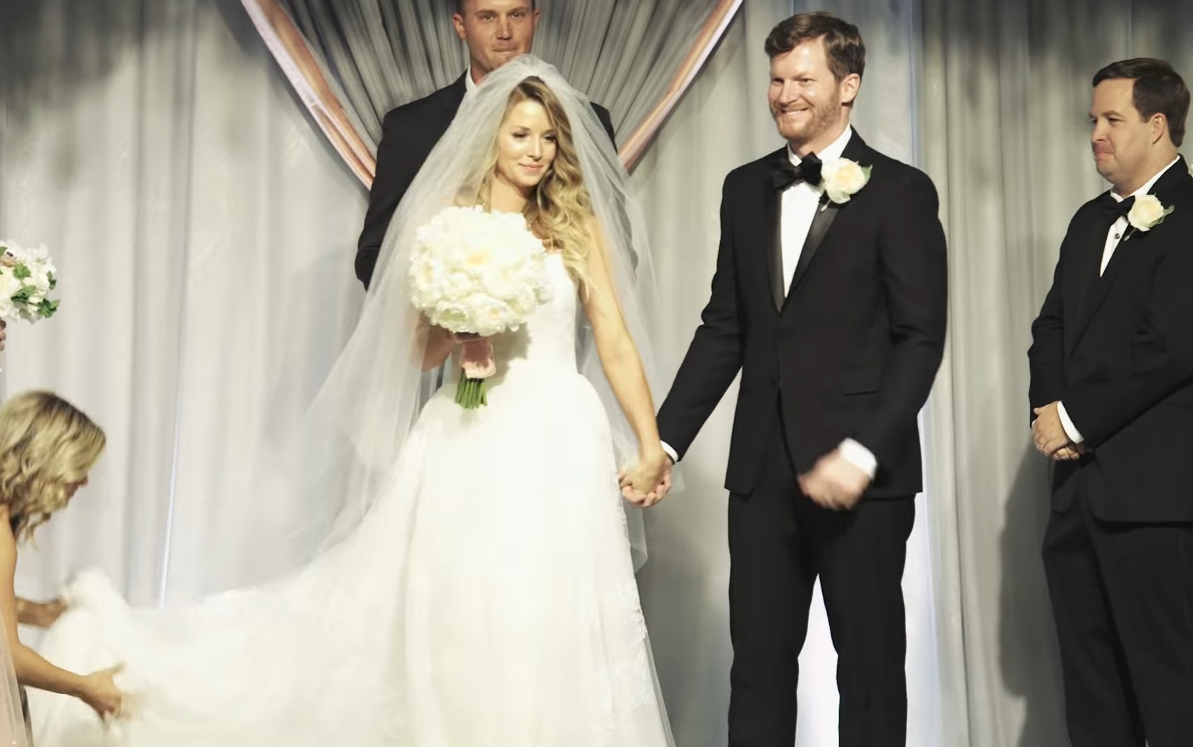 Dale Earnhardt, Jr. got married on New Year's Eve