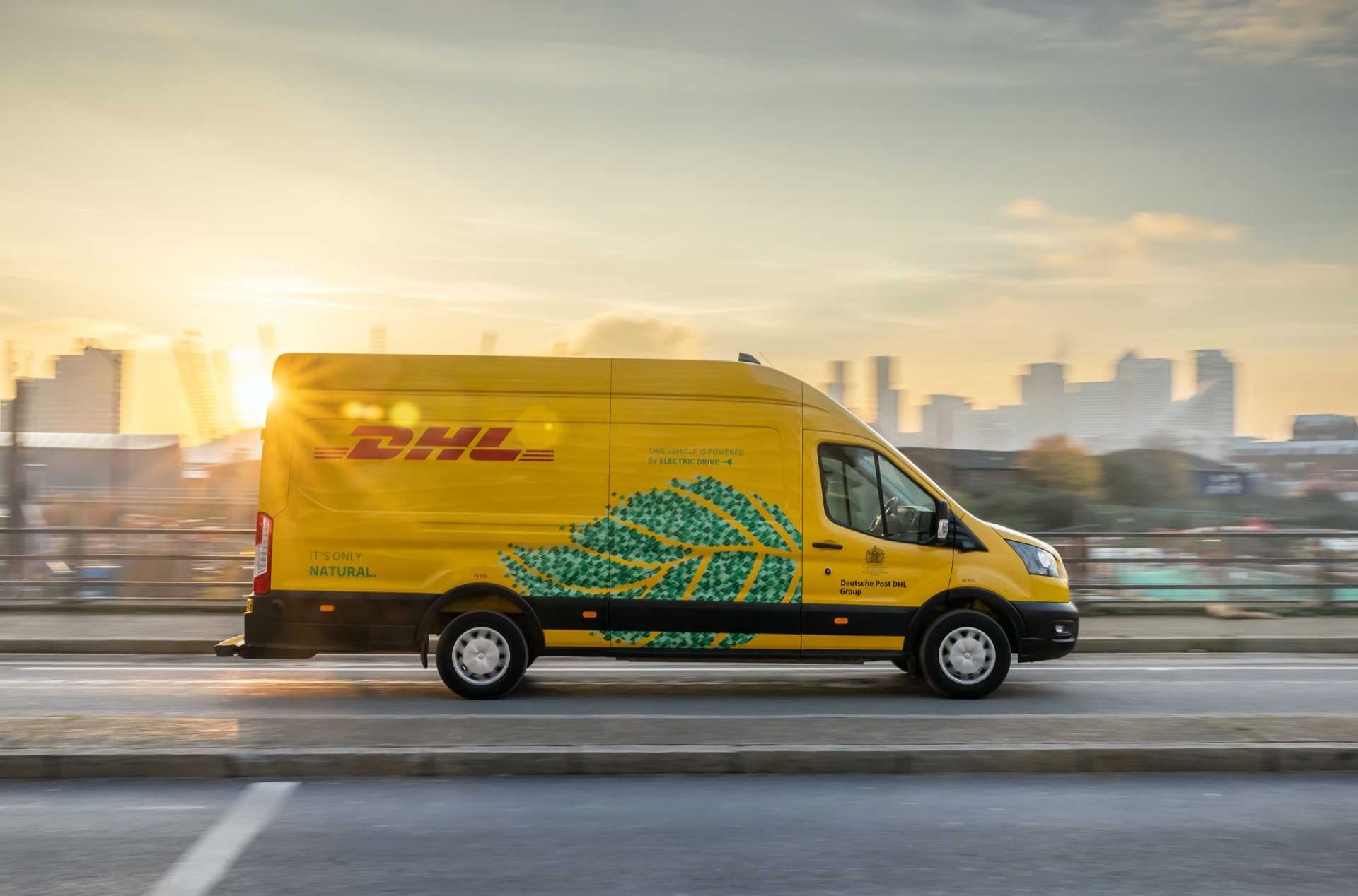 DHL is getting 2,000 Ford electric vans, smarts to manage them