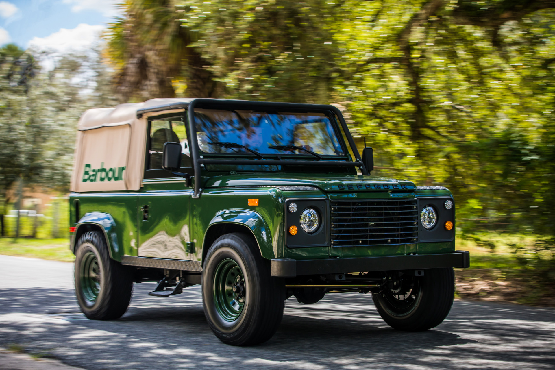 barbour land rover defender collection