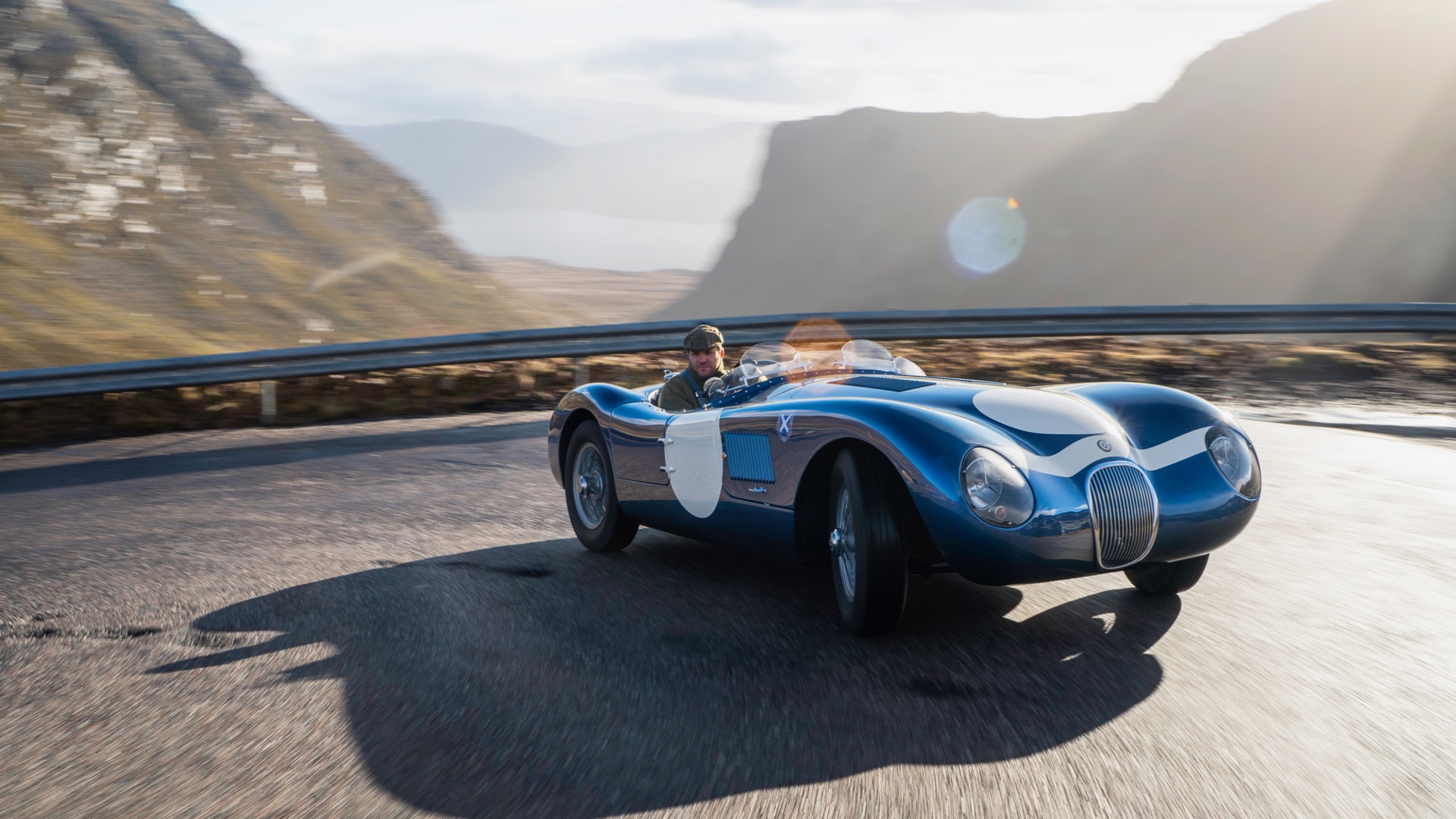 Jaguar C-Type continuation car brings back 1950s racing icon