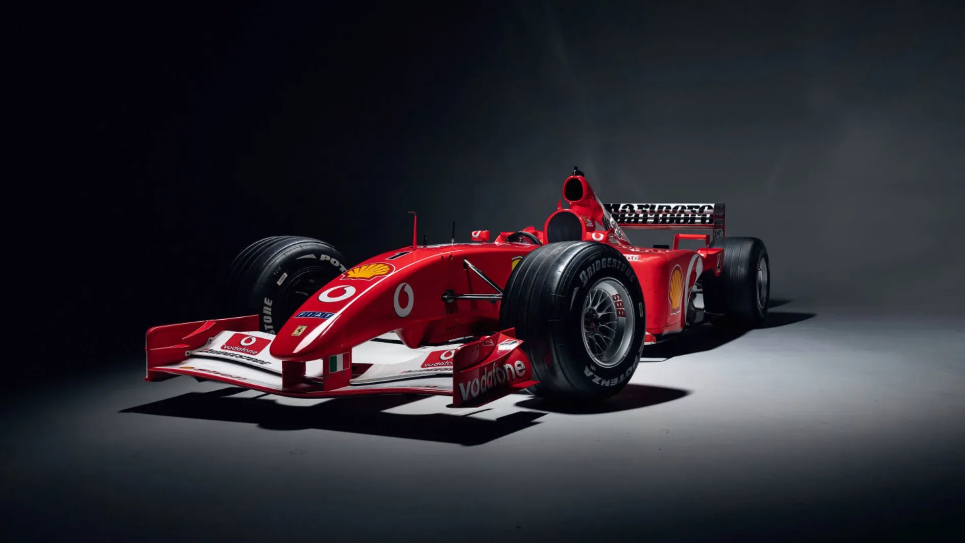 Ferrari F2001b F1 raceauto bestuurd door Michael Schumacher te koop