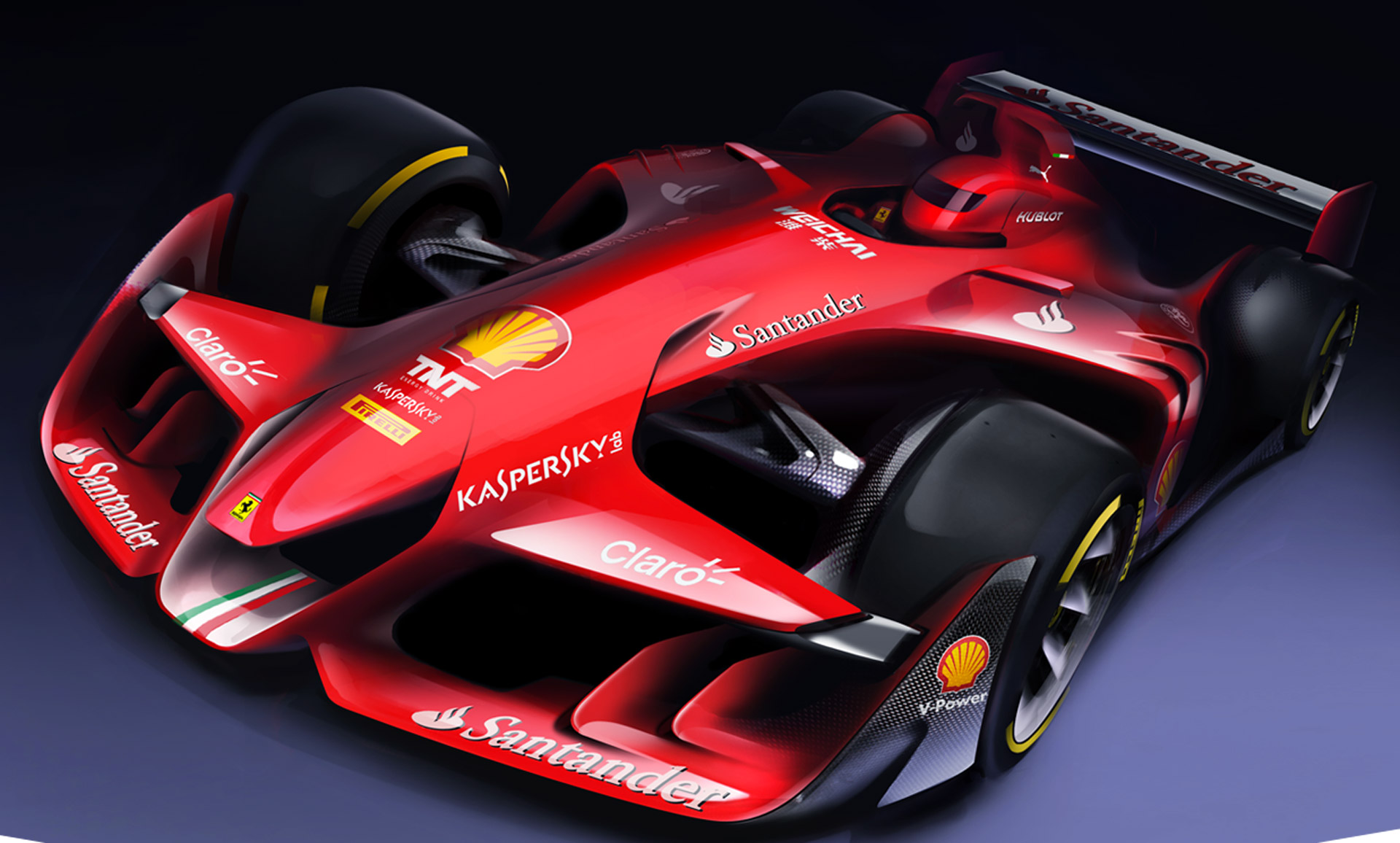 What An F1 Car Would Look Like If Ferrari's Road Car ...