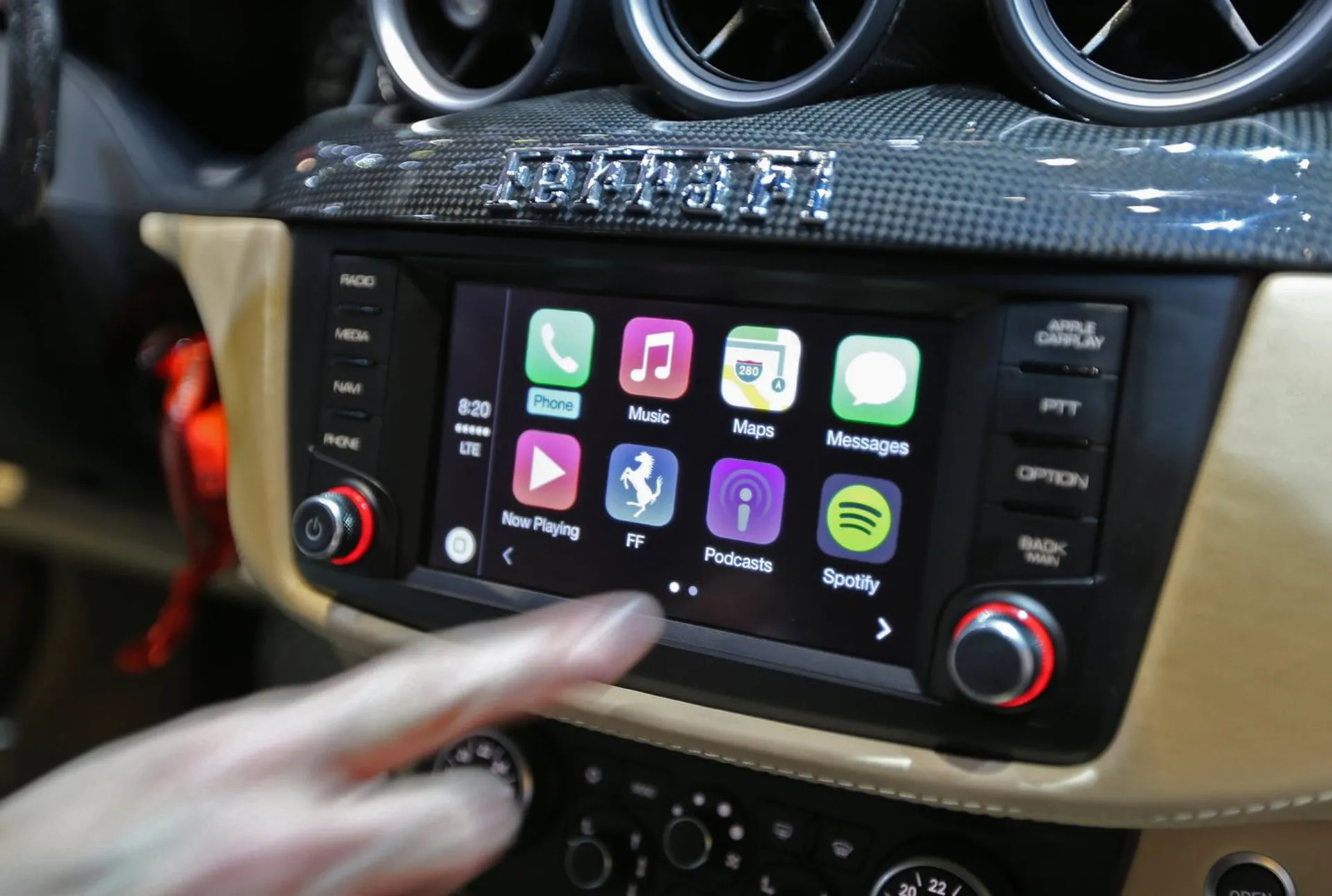 Ferrari ditches native navigation because smartphones are better