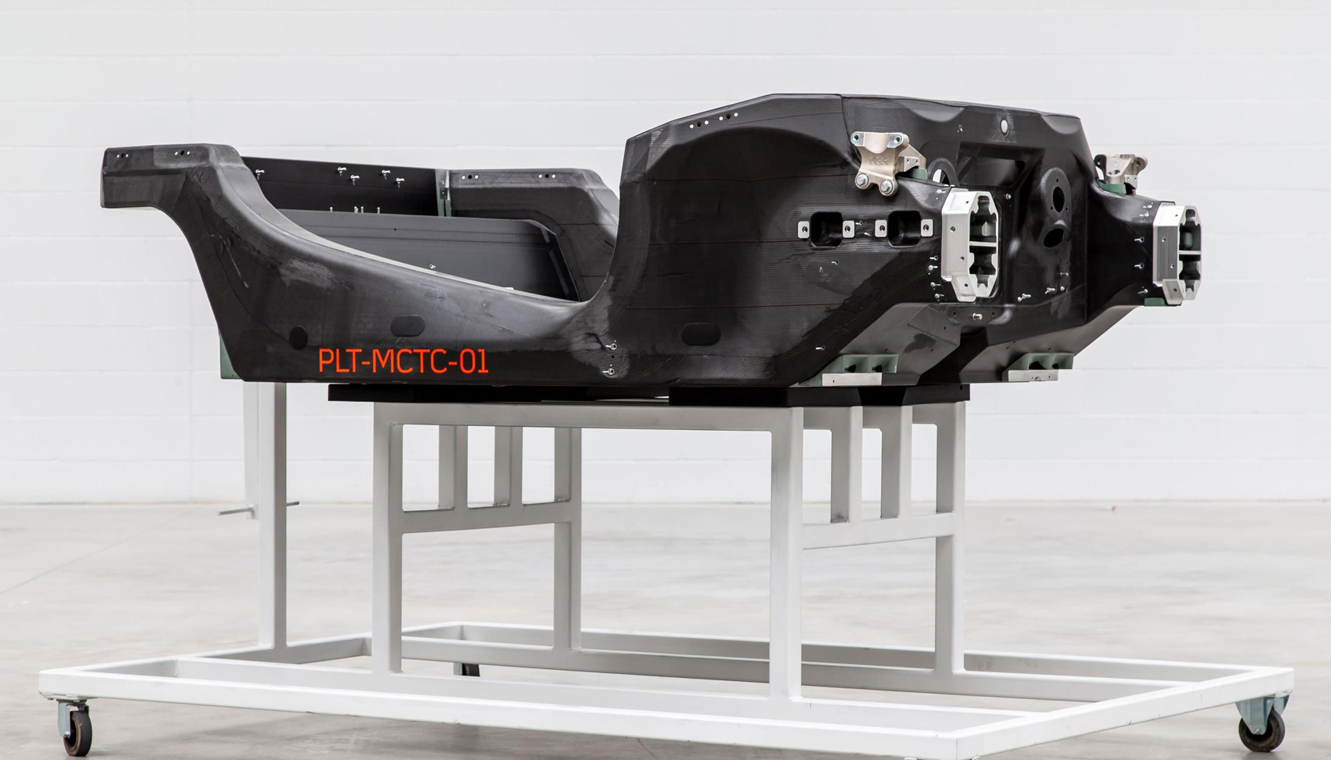 McLaren's new carbon fiber center delivers first tub