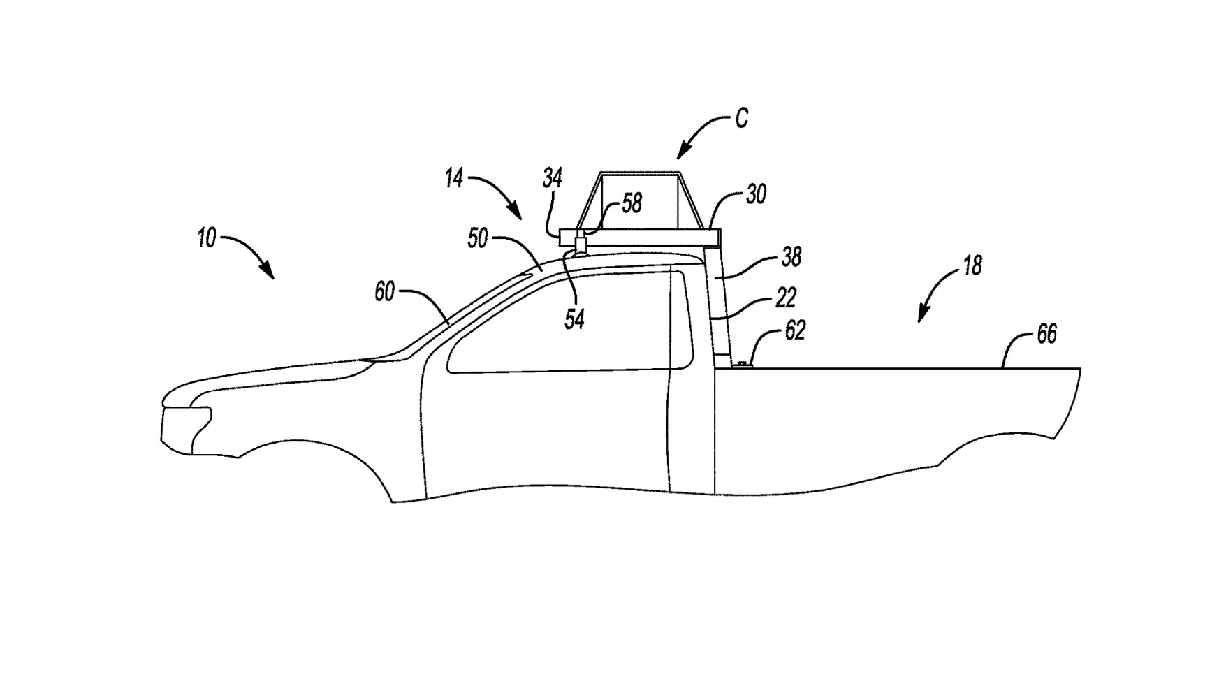Ford patent shows deployable roof rails and rack Ford patent shows deployable roof rails and rack