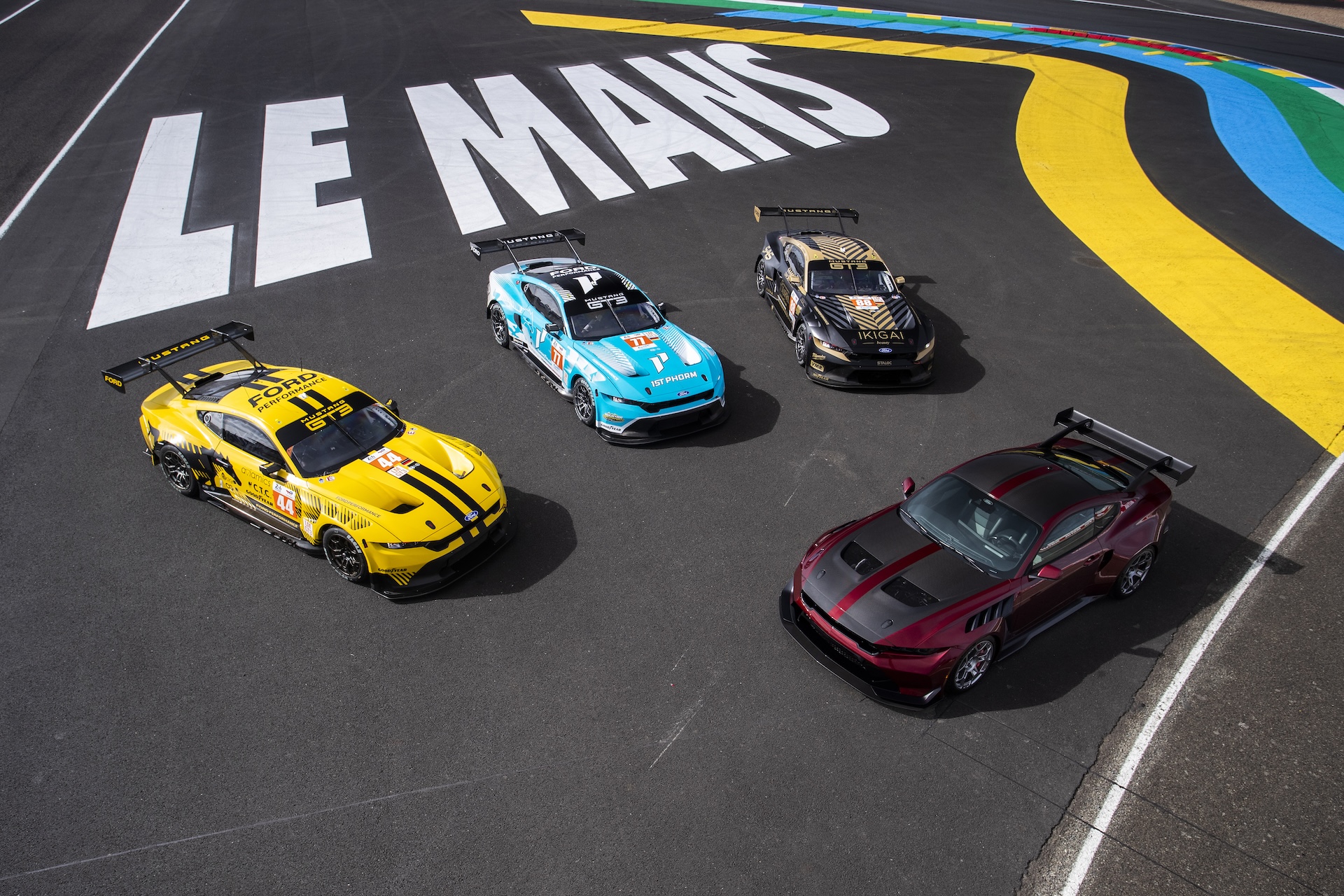 Ford reveals trio of Mustangs set for 2024 Le Mans race Auto Recent