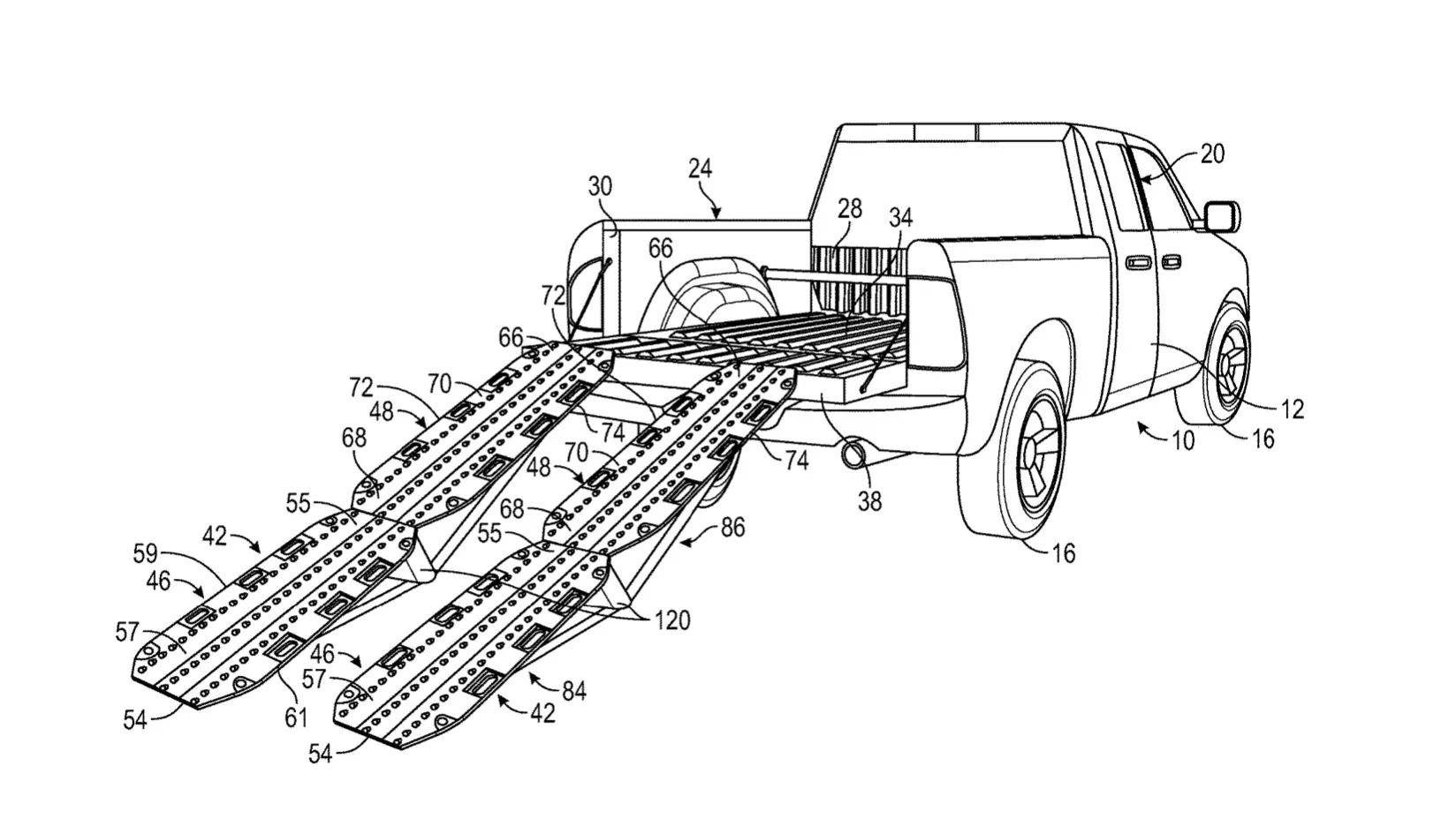 GM patents foldable bed ramps for pickup truck Auto Recent