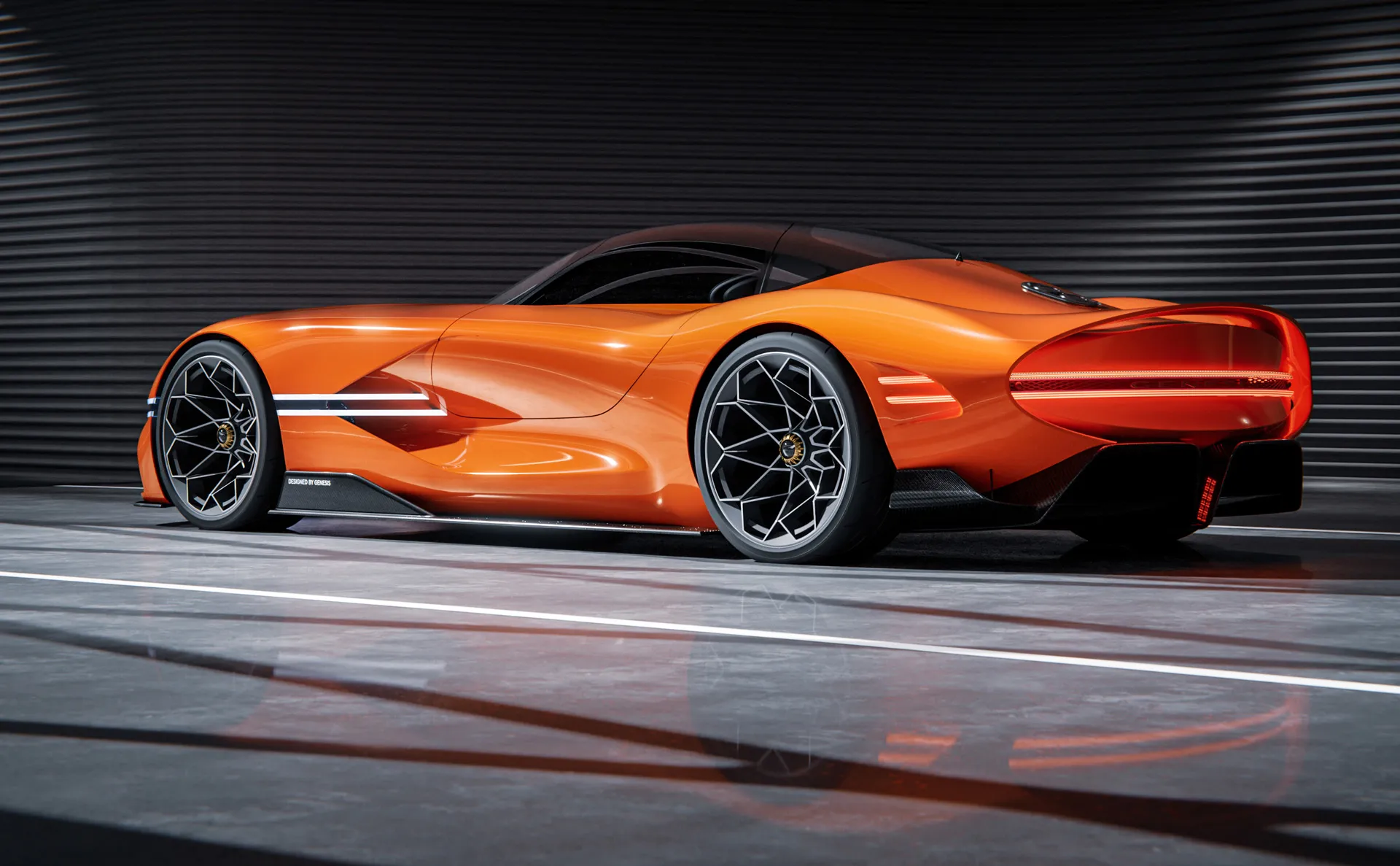 genesis rolls out v 6 hybrid hypercar concept packing 1071 hp 100908766 h