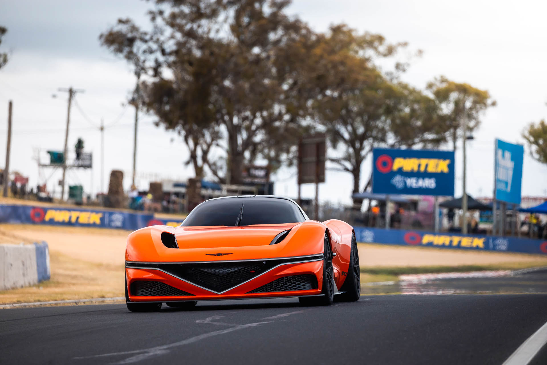 Genesis built an X Gran Berlinetta Concept, likely with a V-8
