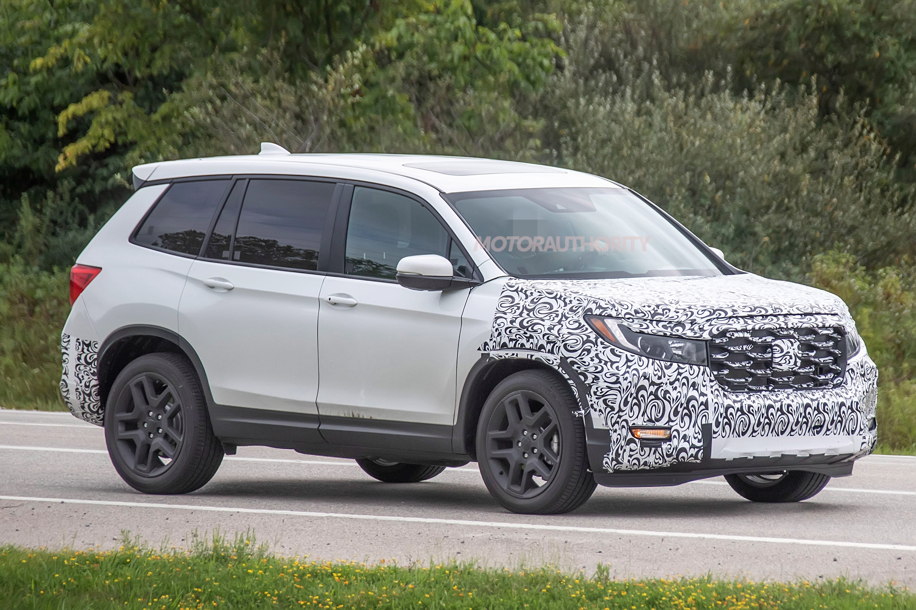 2022 Honda Passport spy shots: Family crossover wants to be rugged looking