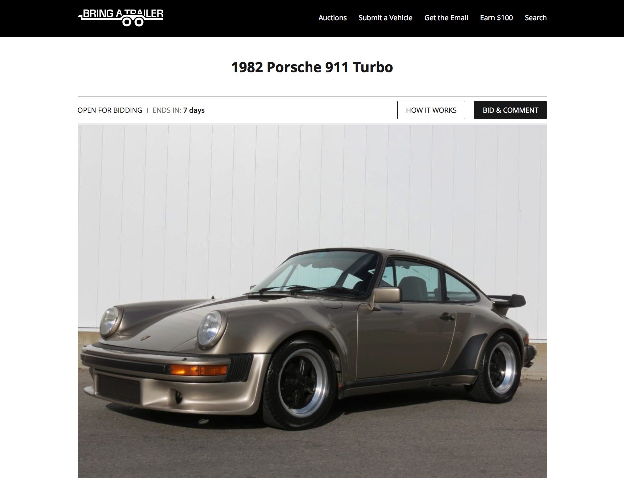 What it's like to sell a car on Bring A Trailer