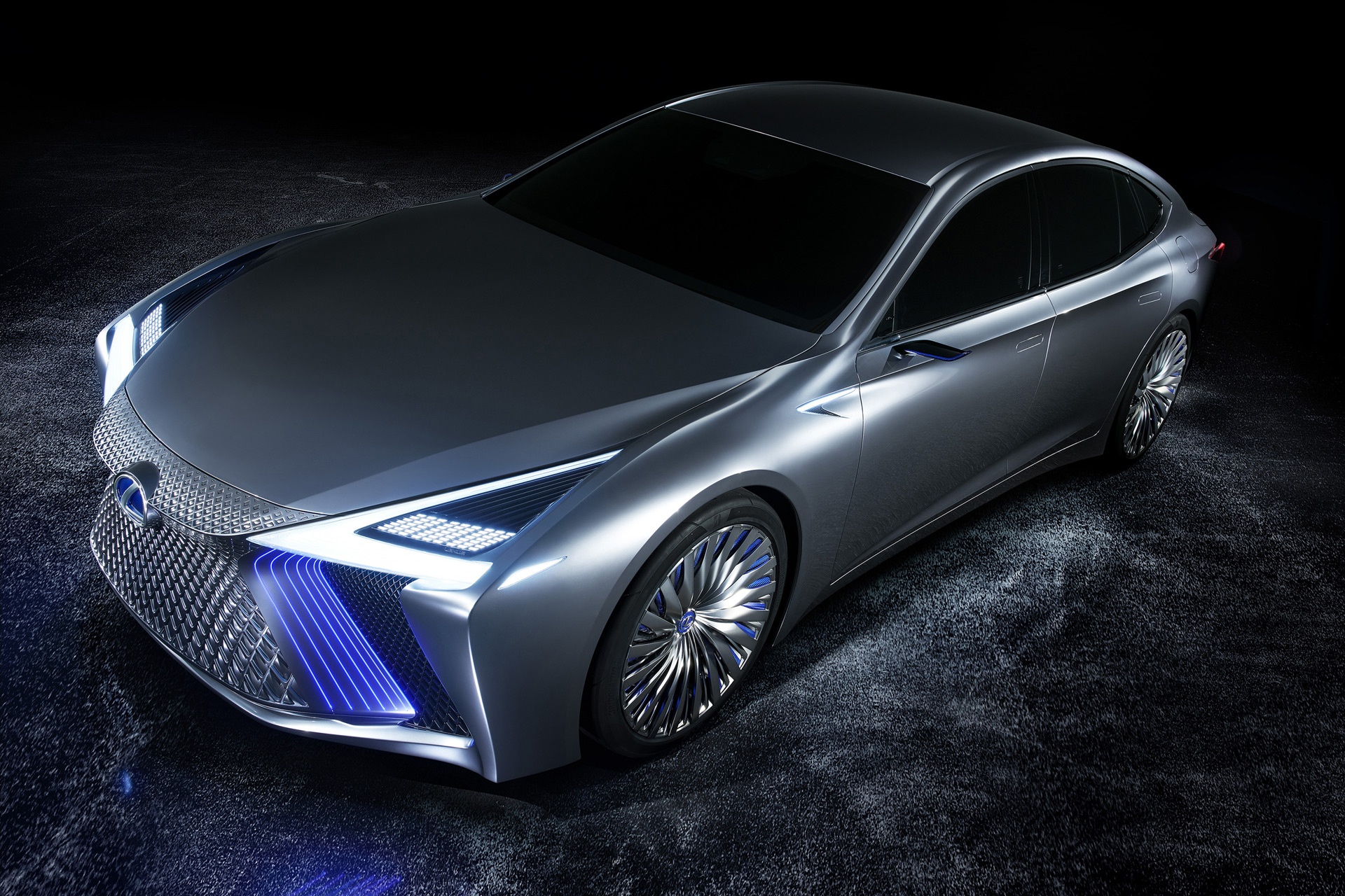 Lexus Ls Concept Previews New Design Cues Self Driving Tech