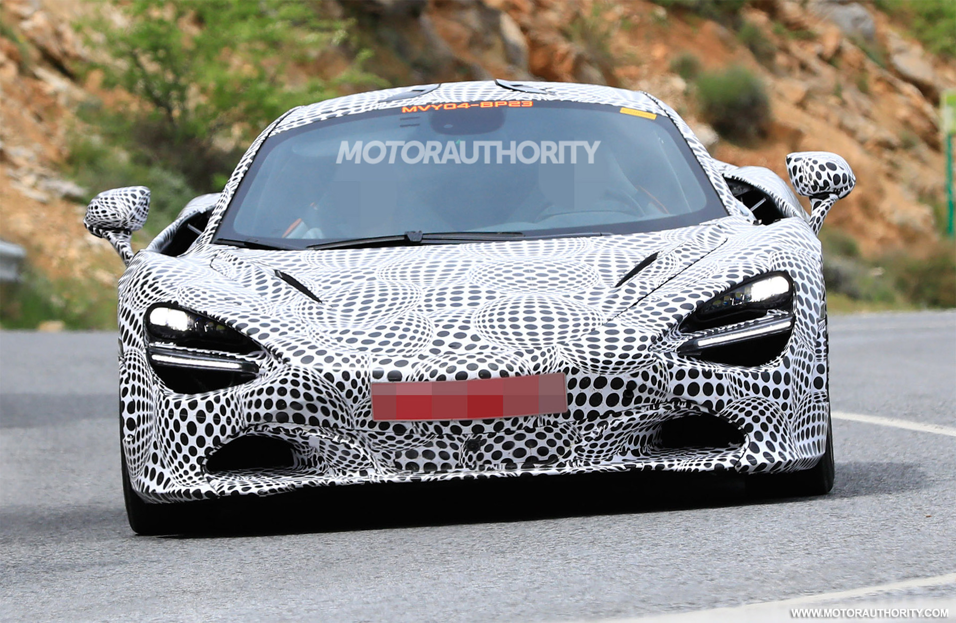 Mclaren Spied Testing New Hybrid