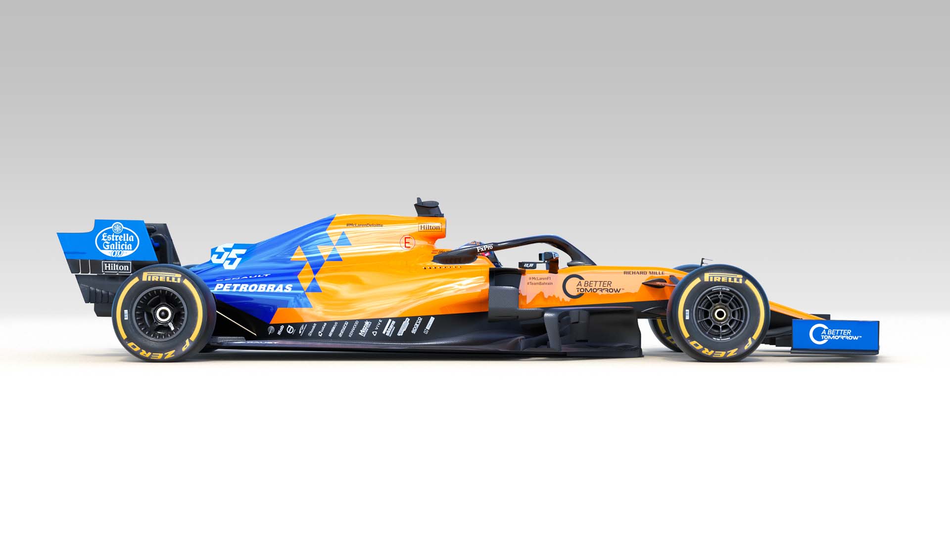 McLaren F1 Car Side View