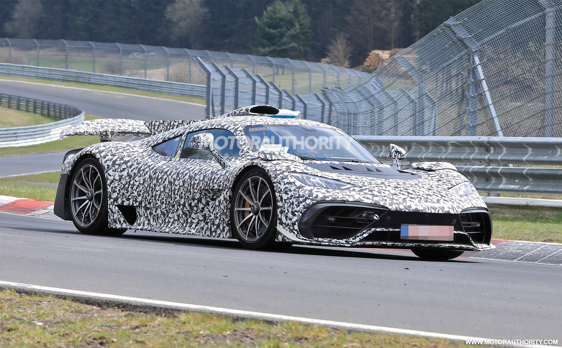 Mercedes-Benz AMG One spy shots and video: F1-powered hypercar on the road and track