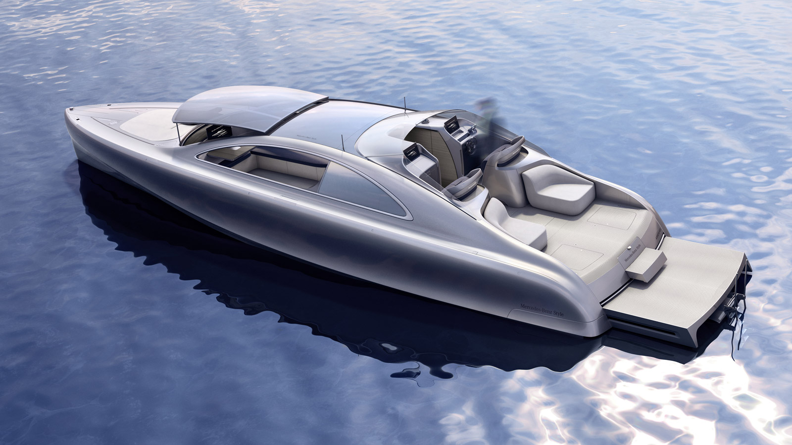 mercedes concept yacht