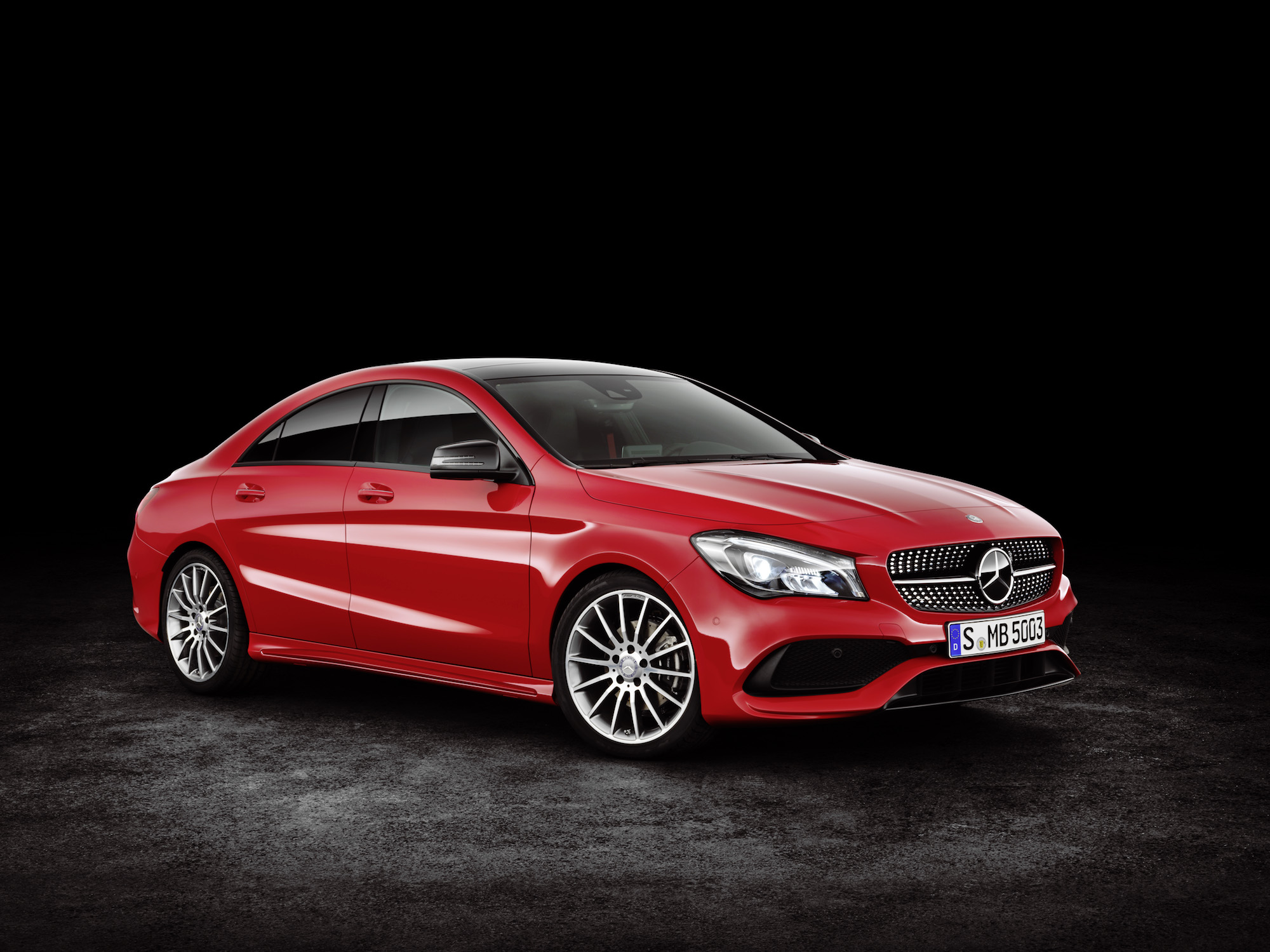 Mercedes Benz Cla Amg Red