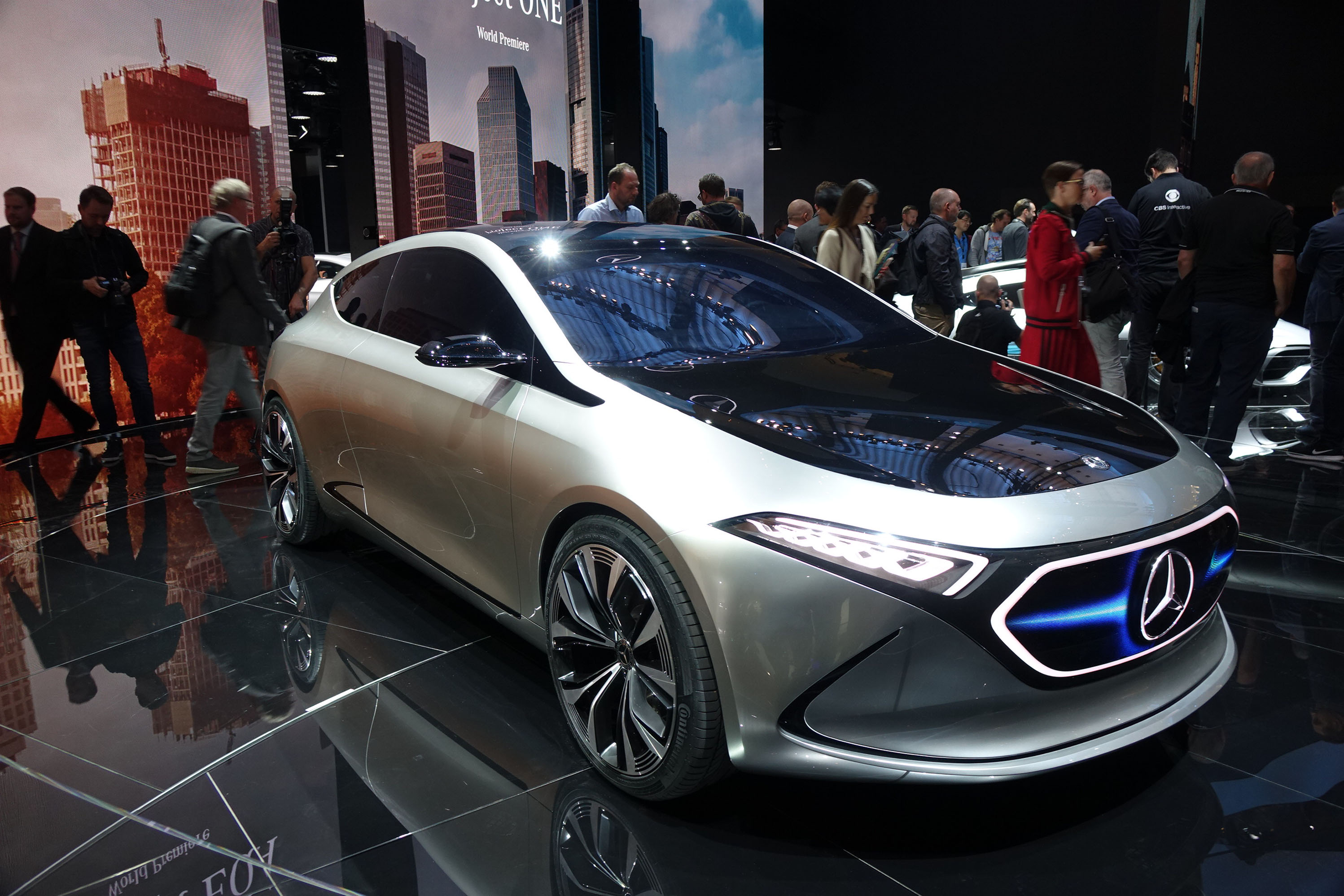 Mercedes unveils EQA compact electric car concept in Frankfurt