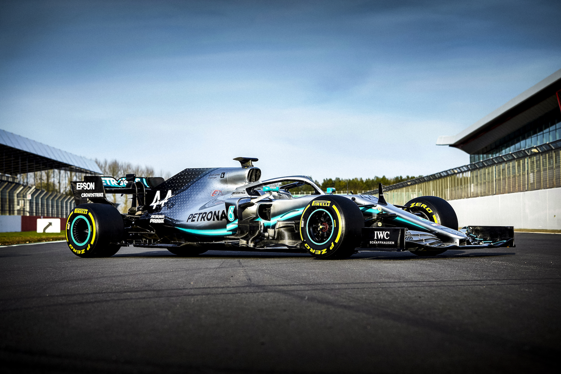 2019 MercedesAMG F1 car revealed, laps Silverstone