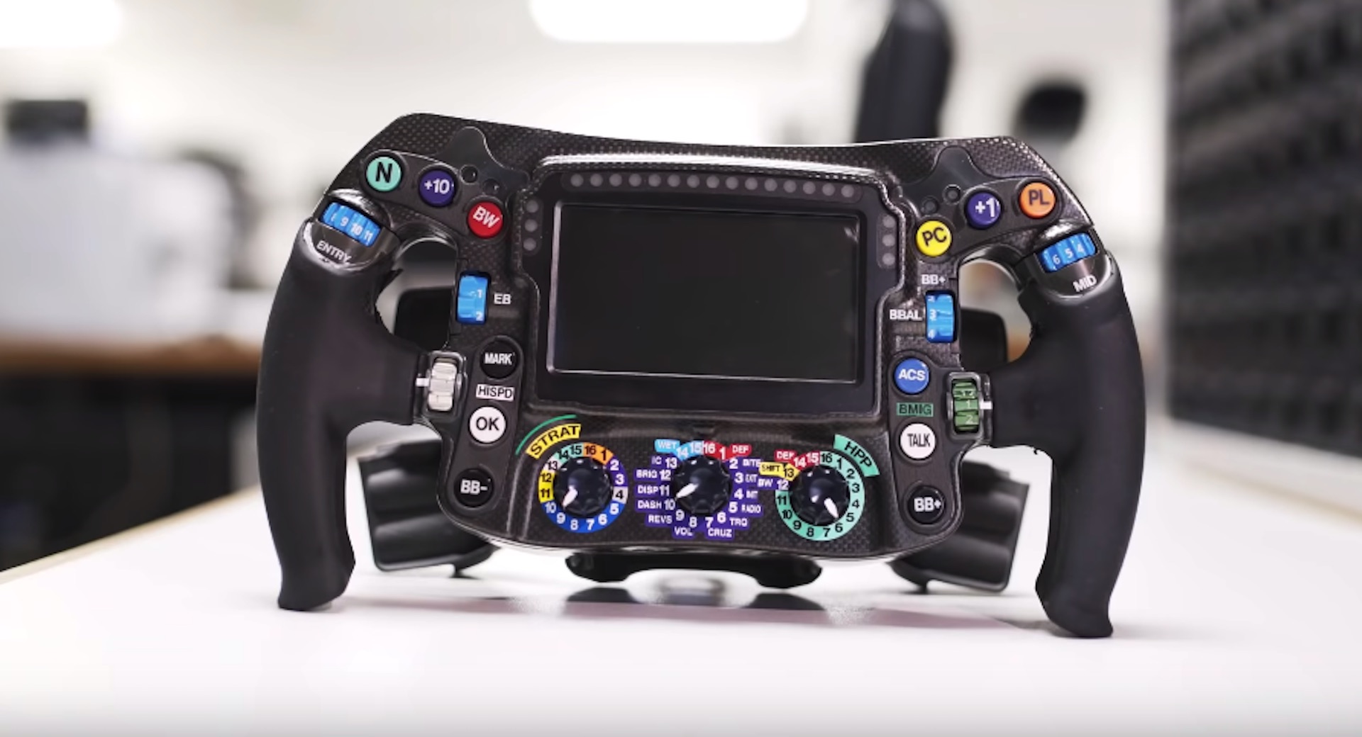 Here's what every button on an F1 steering wheel does ...