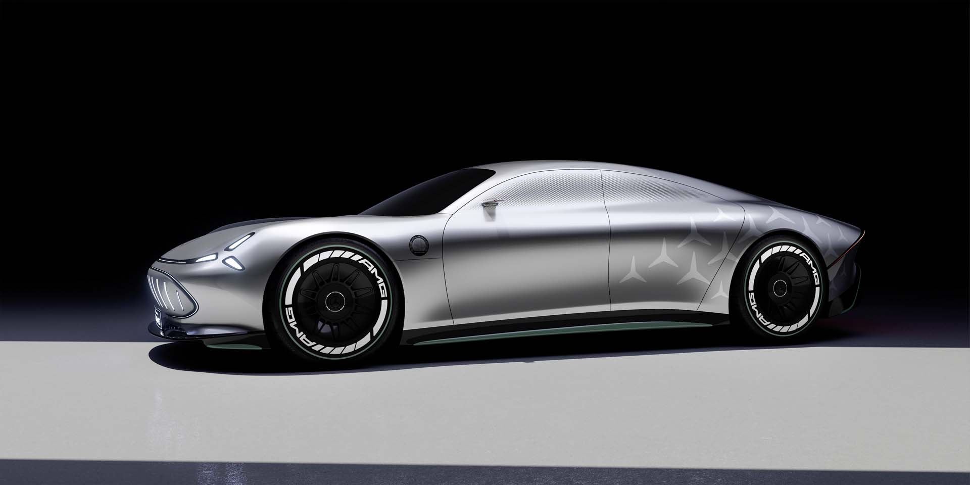Mercedes Vision AMG electric sports car concept previews performance brand's EV future