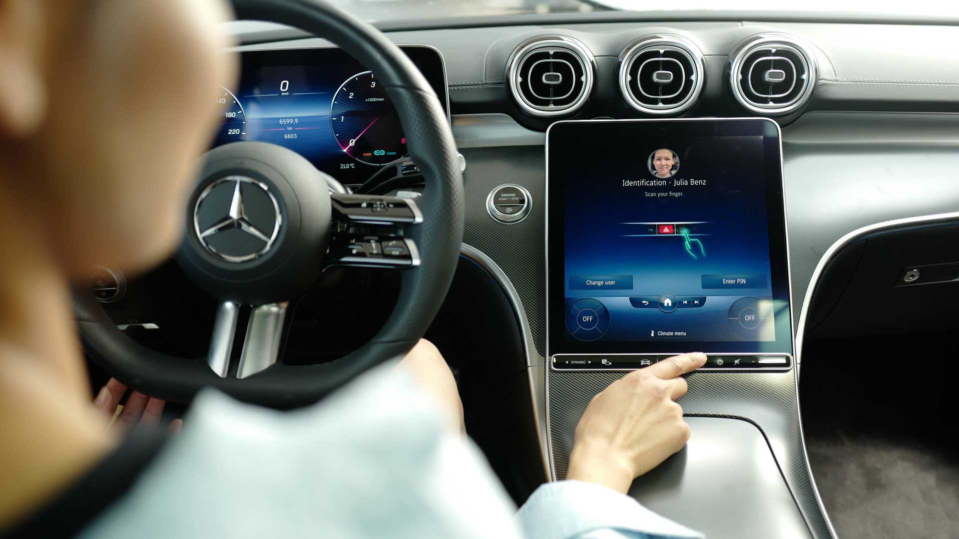Make funds out of your Mercedes with only a fingerprint