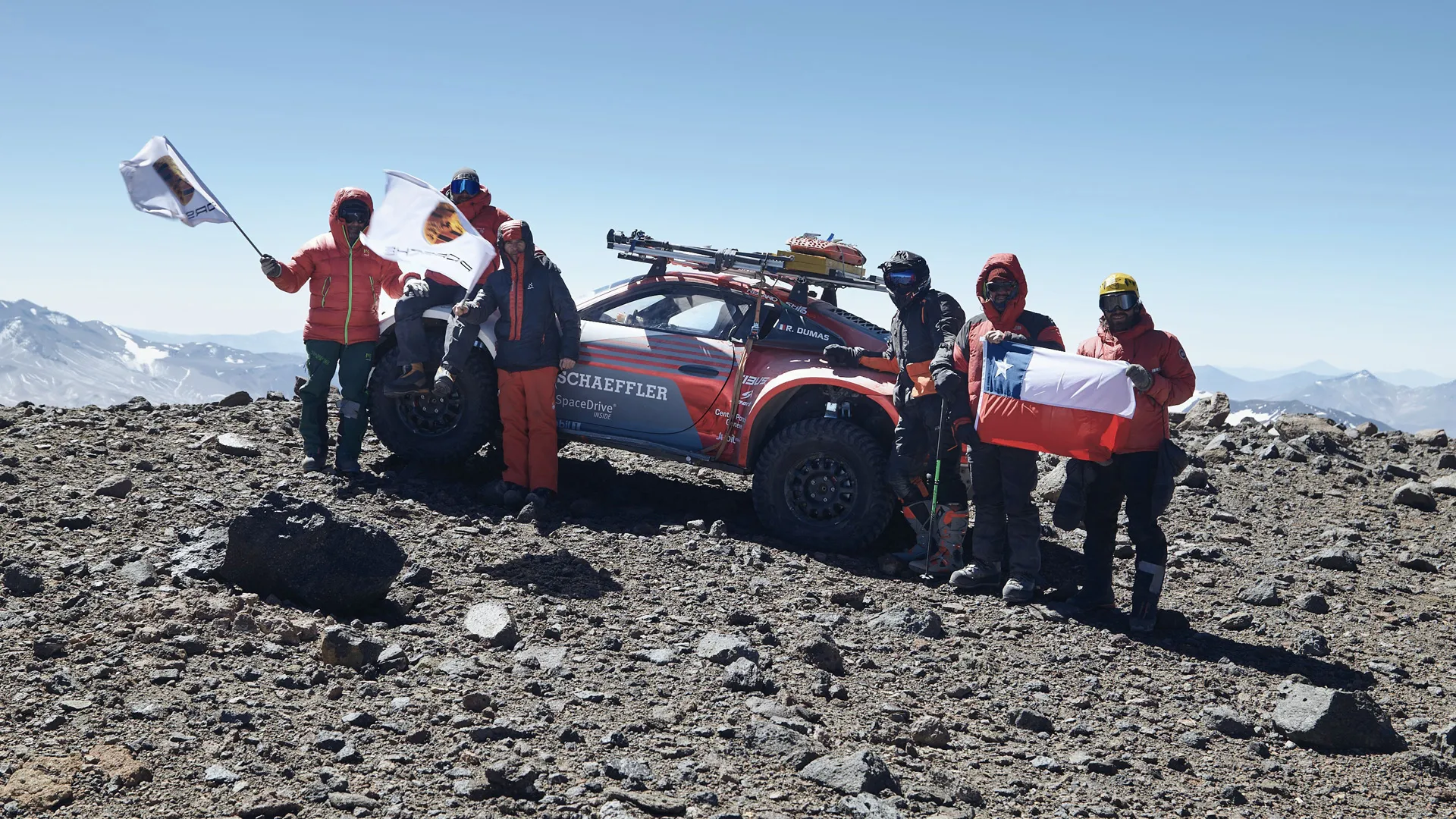 Modified Porsche 911 reaches 22,093 feet on Chile's Ojos del Salado - Dec. 2023