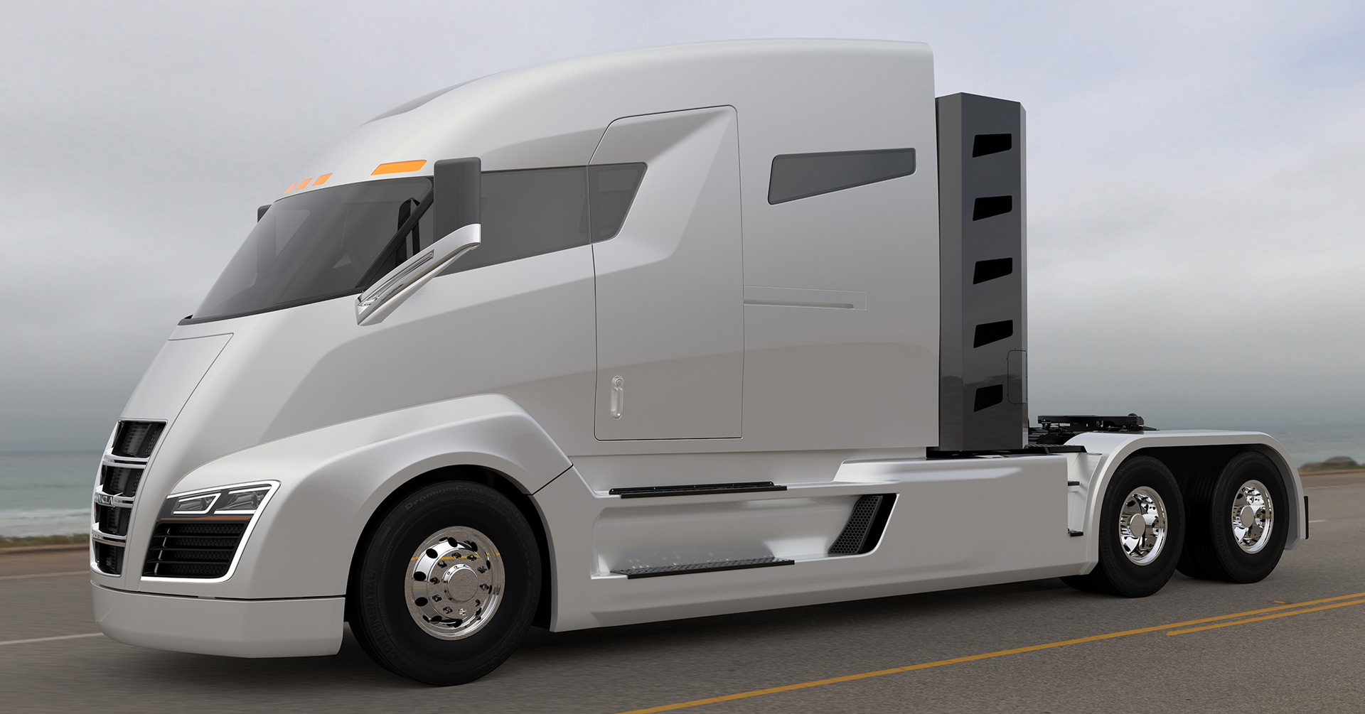 Nikola unveils how its electric truck works custom hydrogen fuel cell