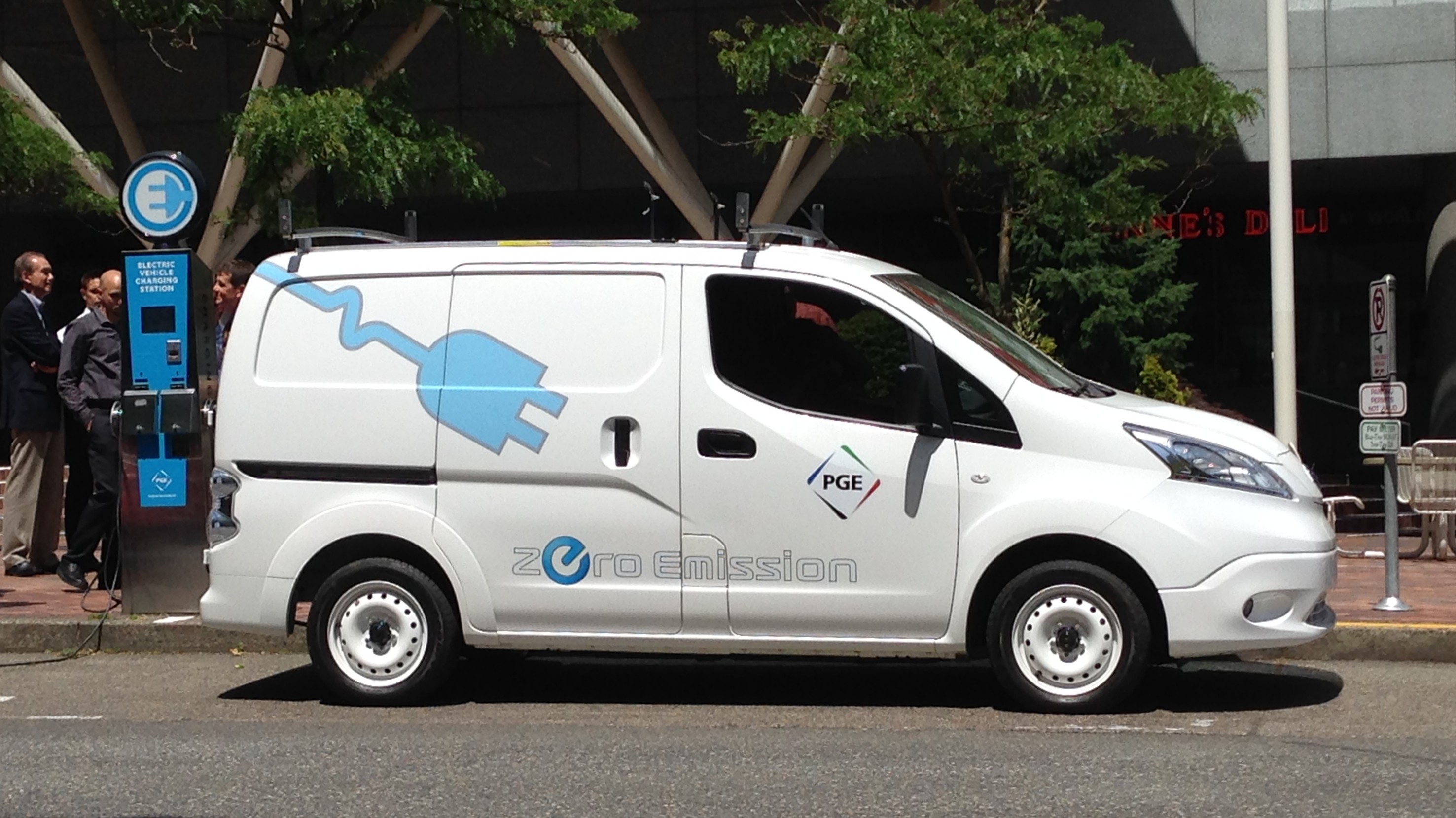 Driving Nissan e-NV200 All-Electric 
