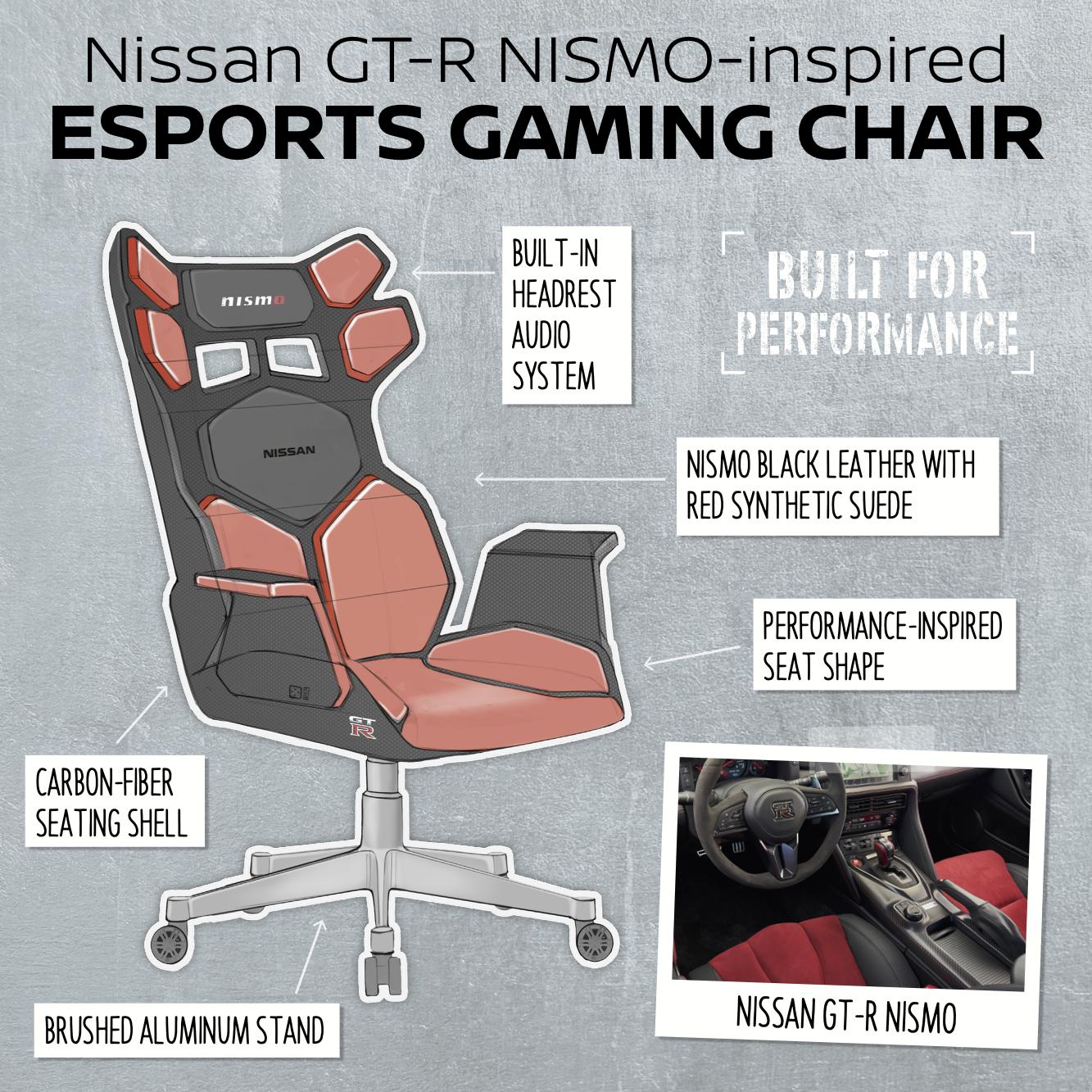 Nissan Design Dabbles In Esports With Gaming Chair Concepts