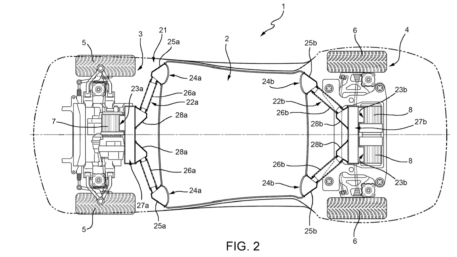 Ferrari patents 3-motor electric car with sound generators