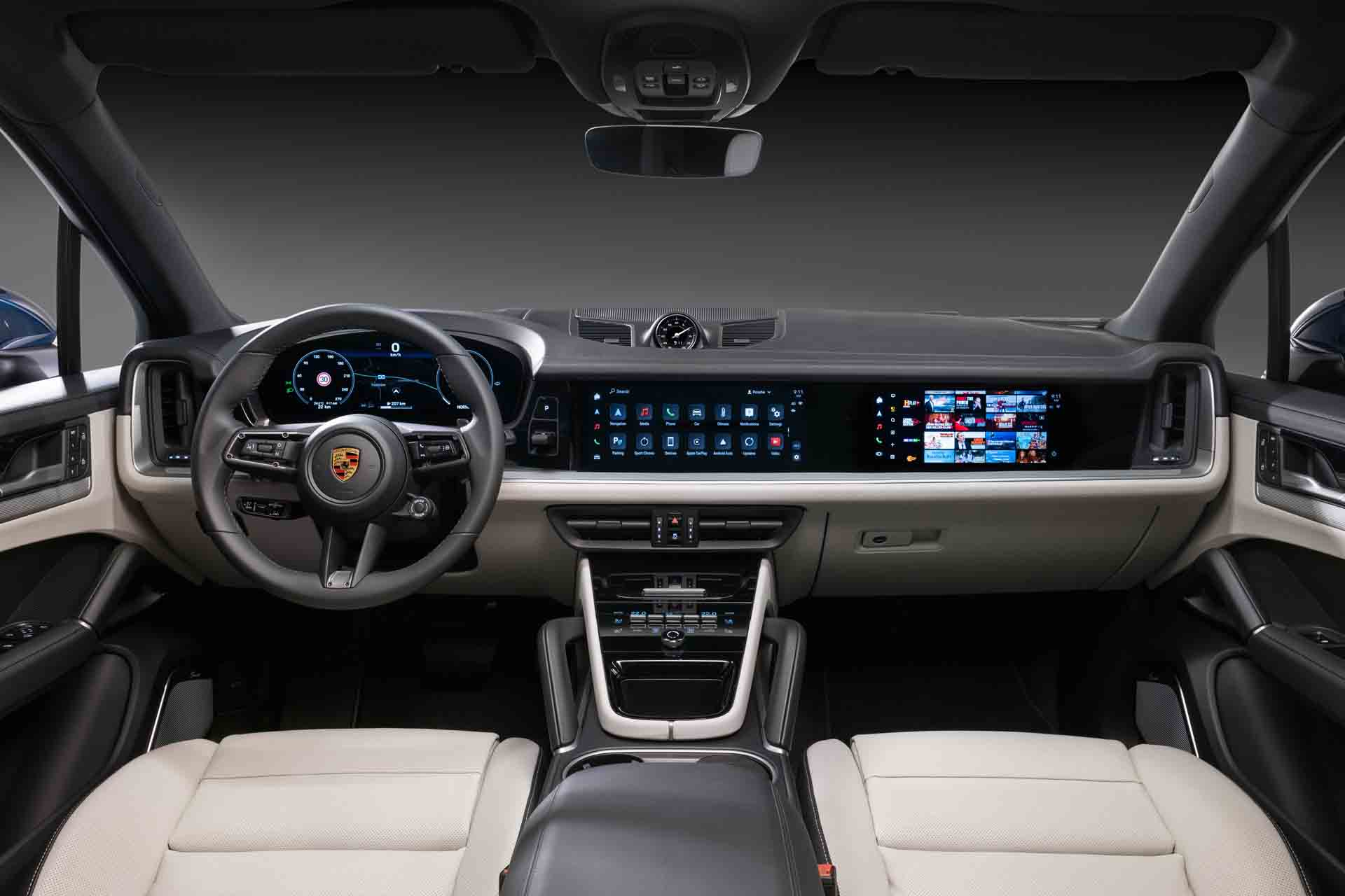 El Porsche Cayenne 2024 combina un diseño de cabina analógico y digital